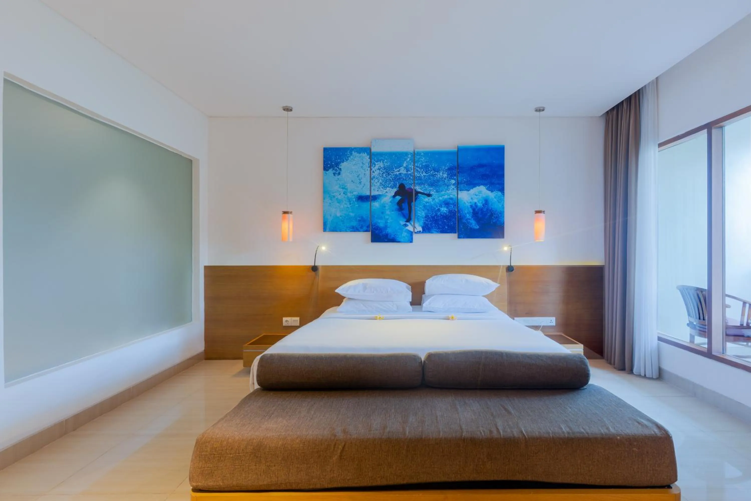 Bedroom, Bed in SOL by Meliá Kuta Bali