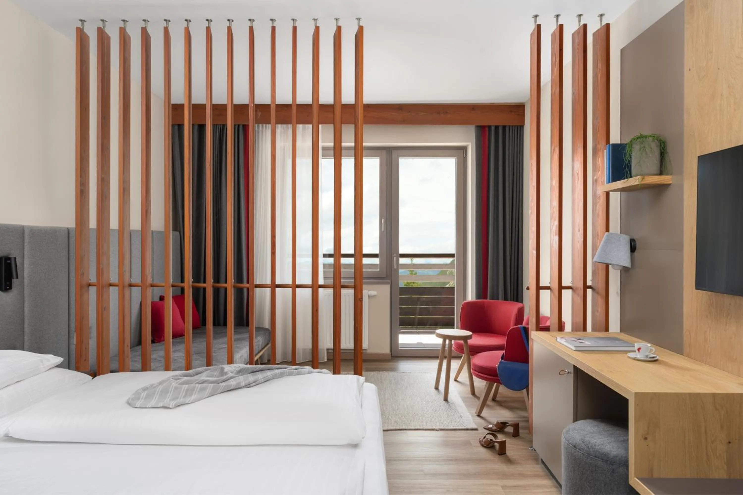 Bed in Falkensteiner Family Hotel Sonnenalpe