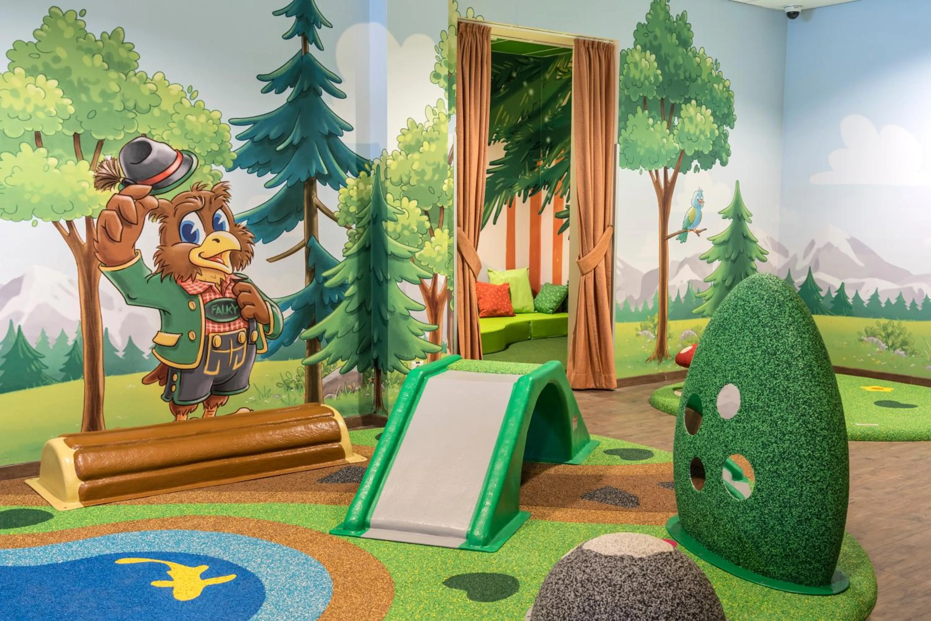 Children play ground in Falkensteiner Family Hotel Sonnenalpe