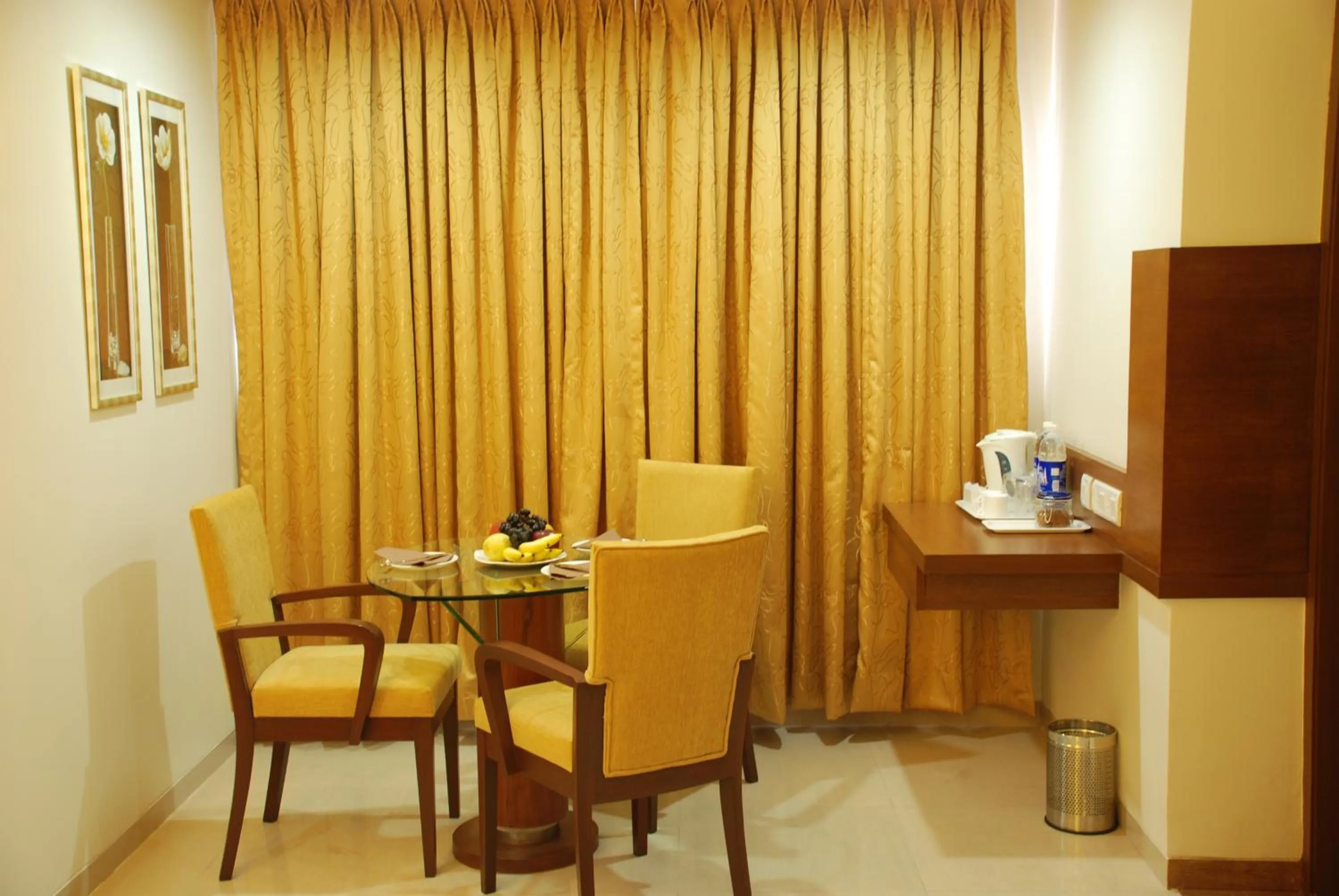 Dining area in The Oriental Residency