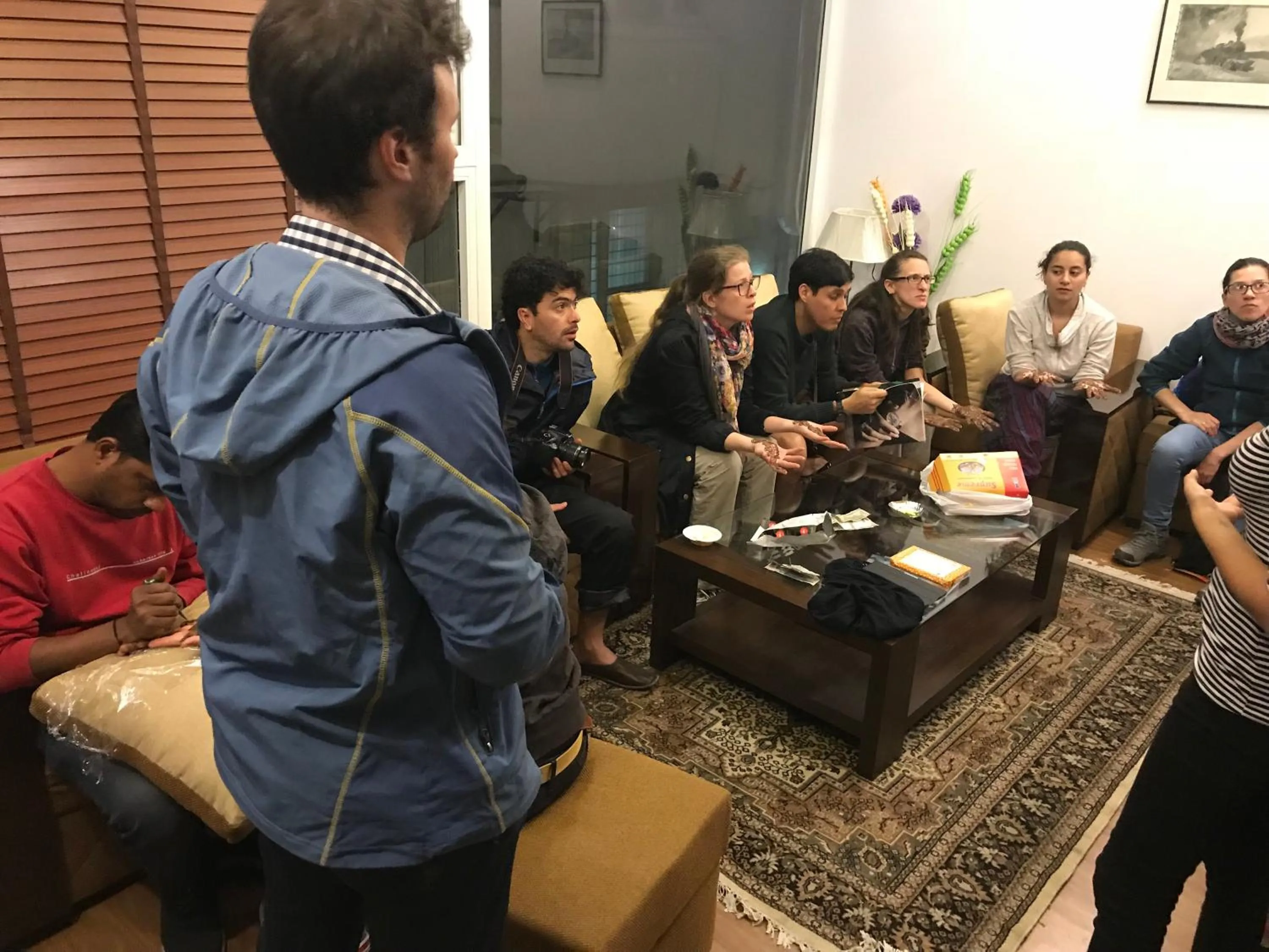 group of guests in Orania B & B by Atsar