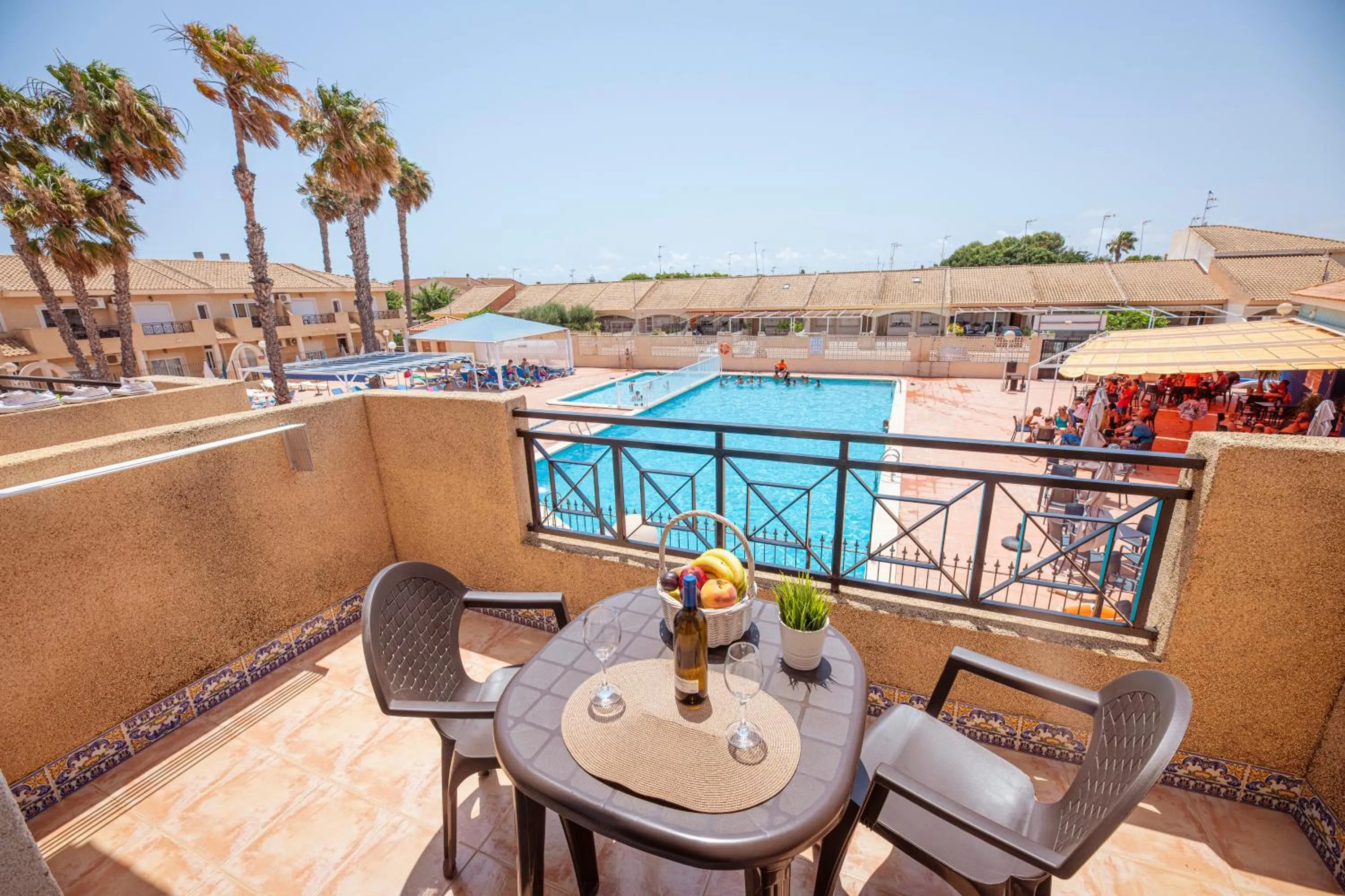 Balcony/Terrace in Destinos De Sol Los Alcazares - Montepío Minería