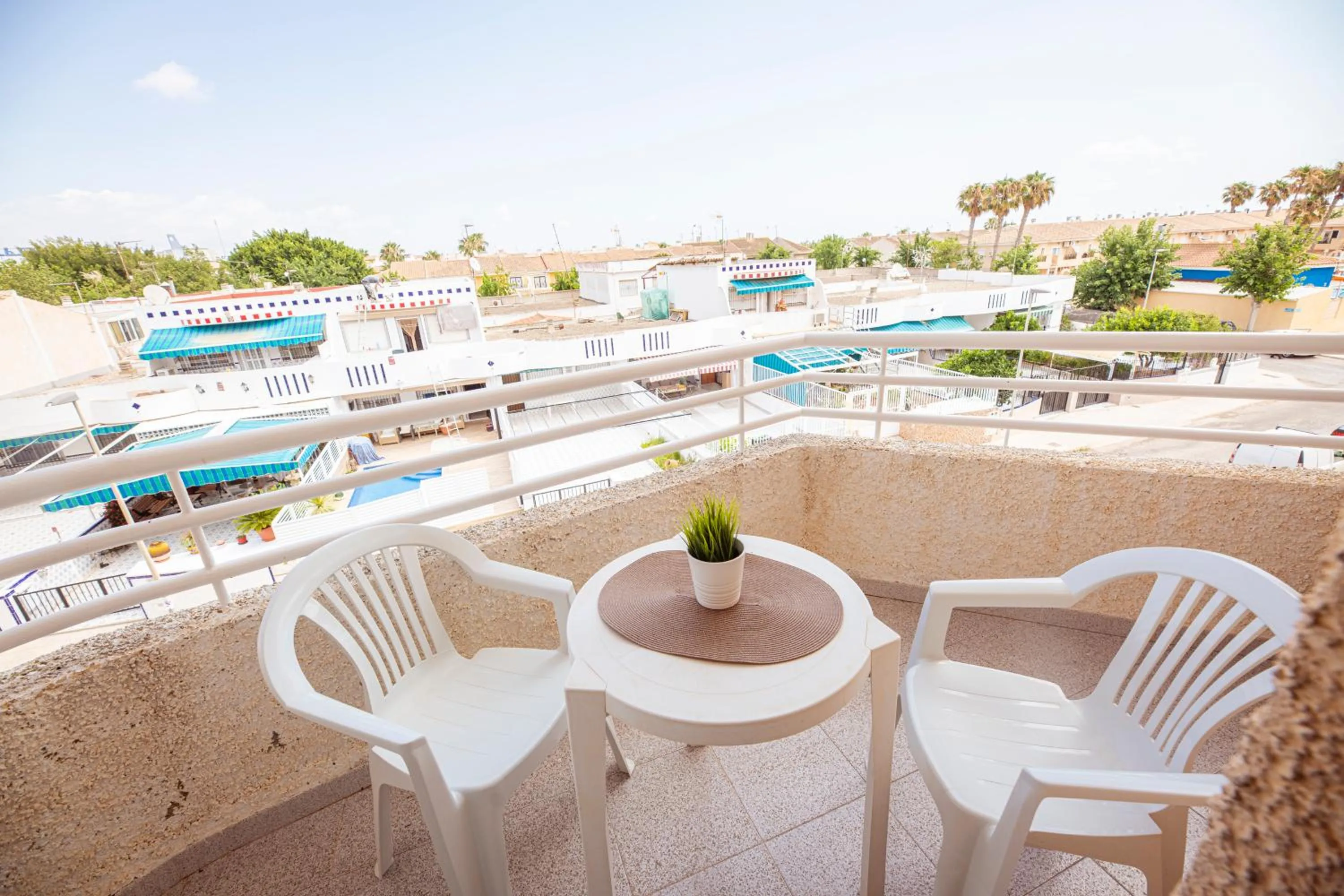 Balcony/Terrace in Destinos De Sol Los Alcazares - Montepío Minería