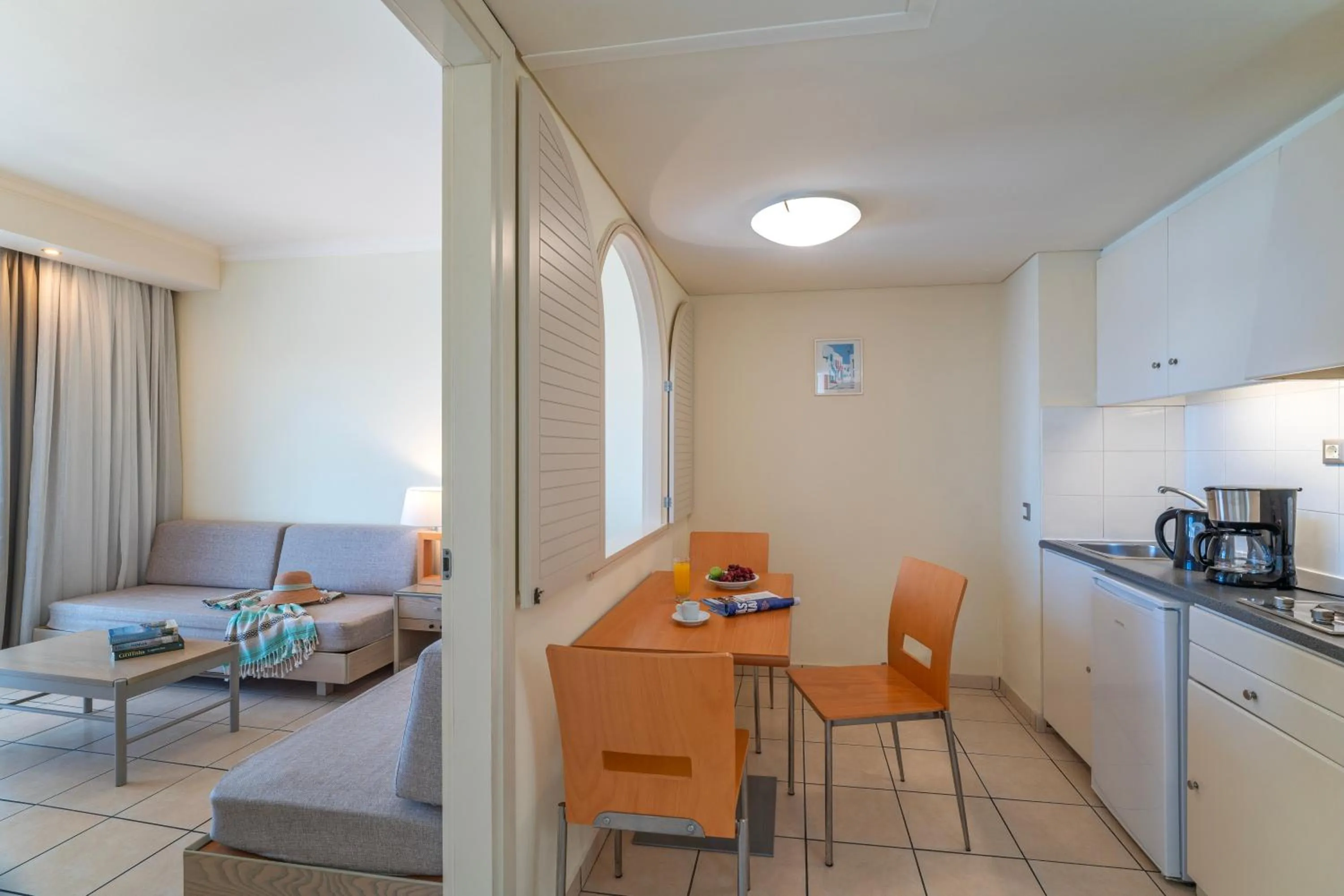 Dining area in Athineon Hotel