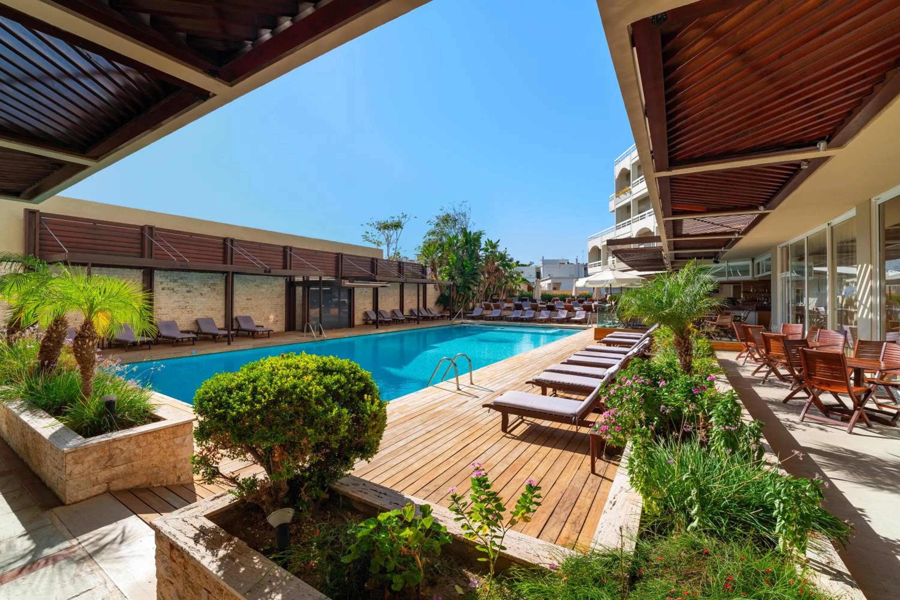 Balcony/Terrace in Athineon Hotel