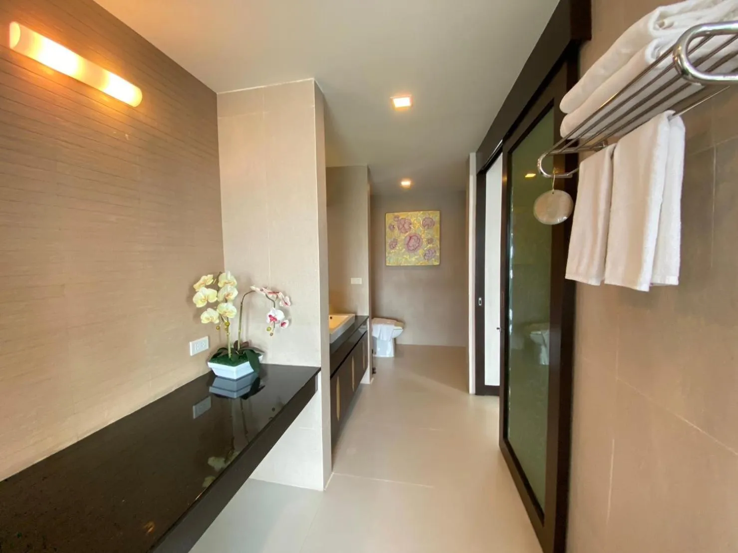 Toilet in Royal Thai Pavilion Jomtien Hotel