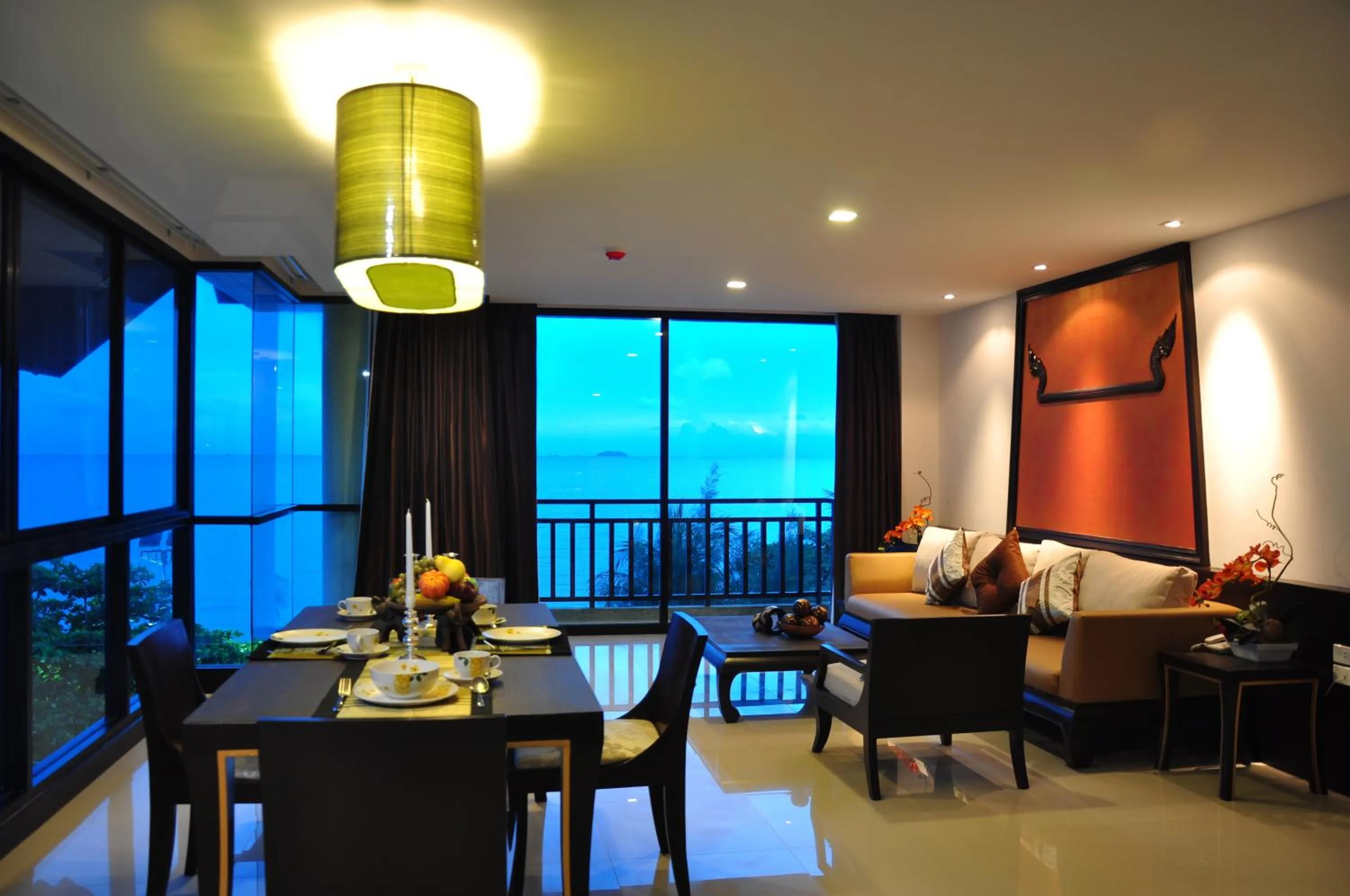 Dining area in Royal Thai Pavilion Jomtien Hotel