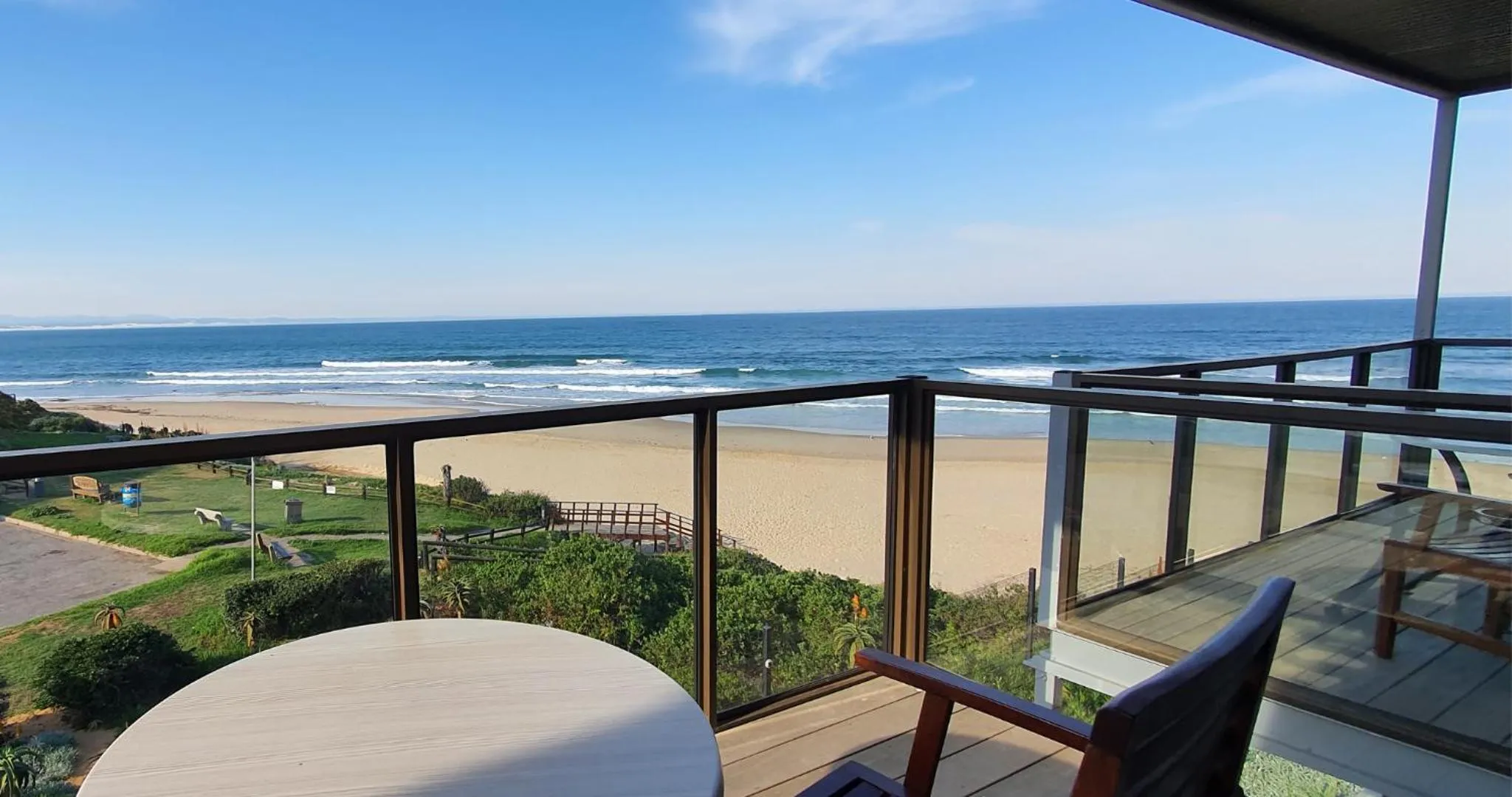 Balcony/Terrace in On the Beach Guesthouse Jeffreys Bay