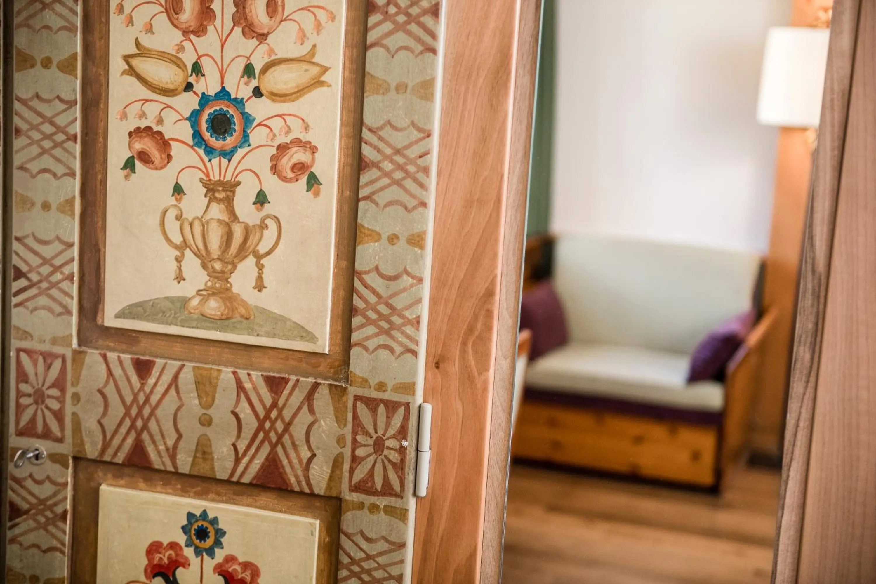 Decorative detail in Classic Hotel Am Stetteneck