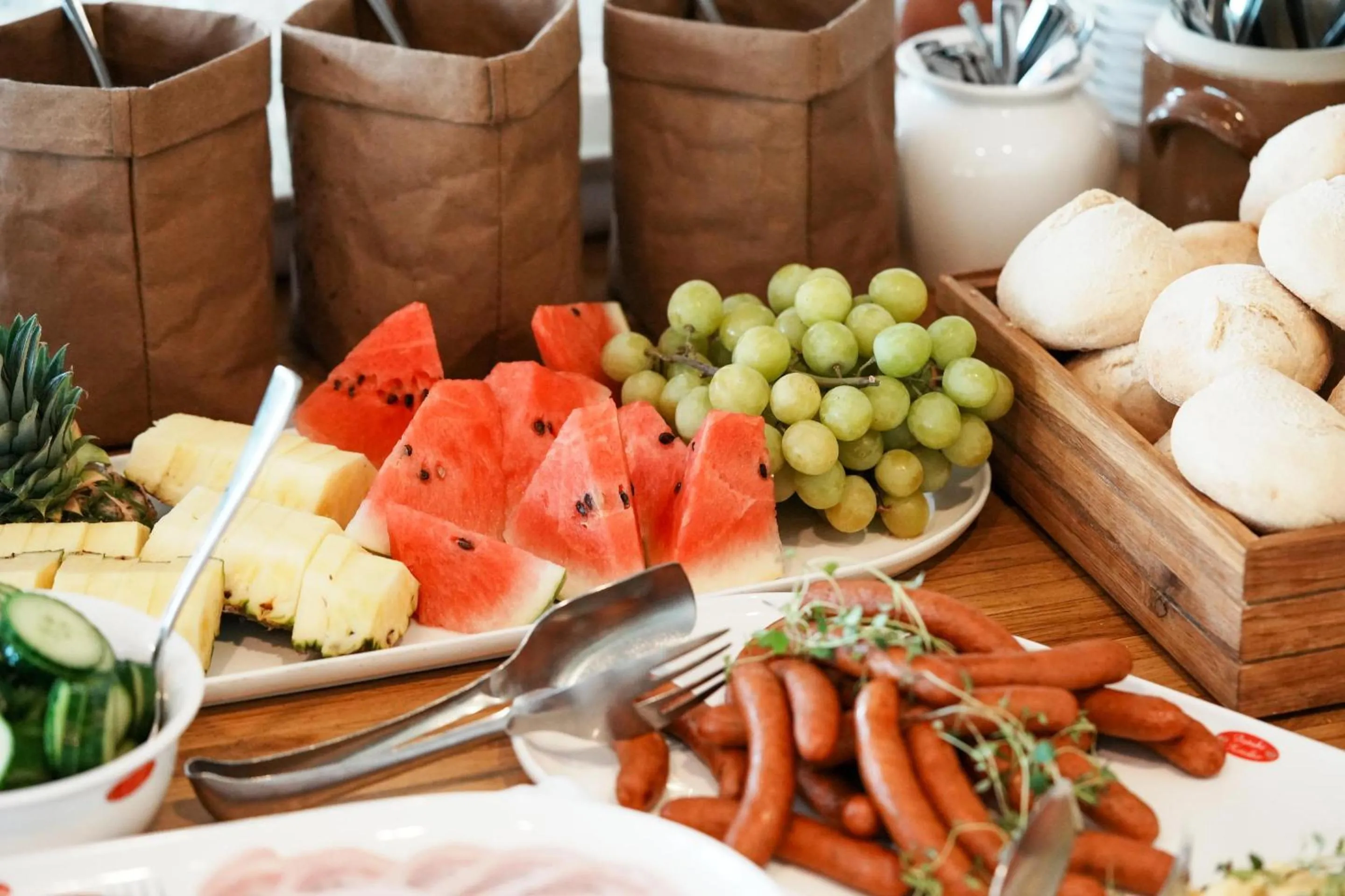 Continental breakfast in Hotel Norden