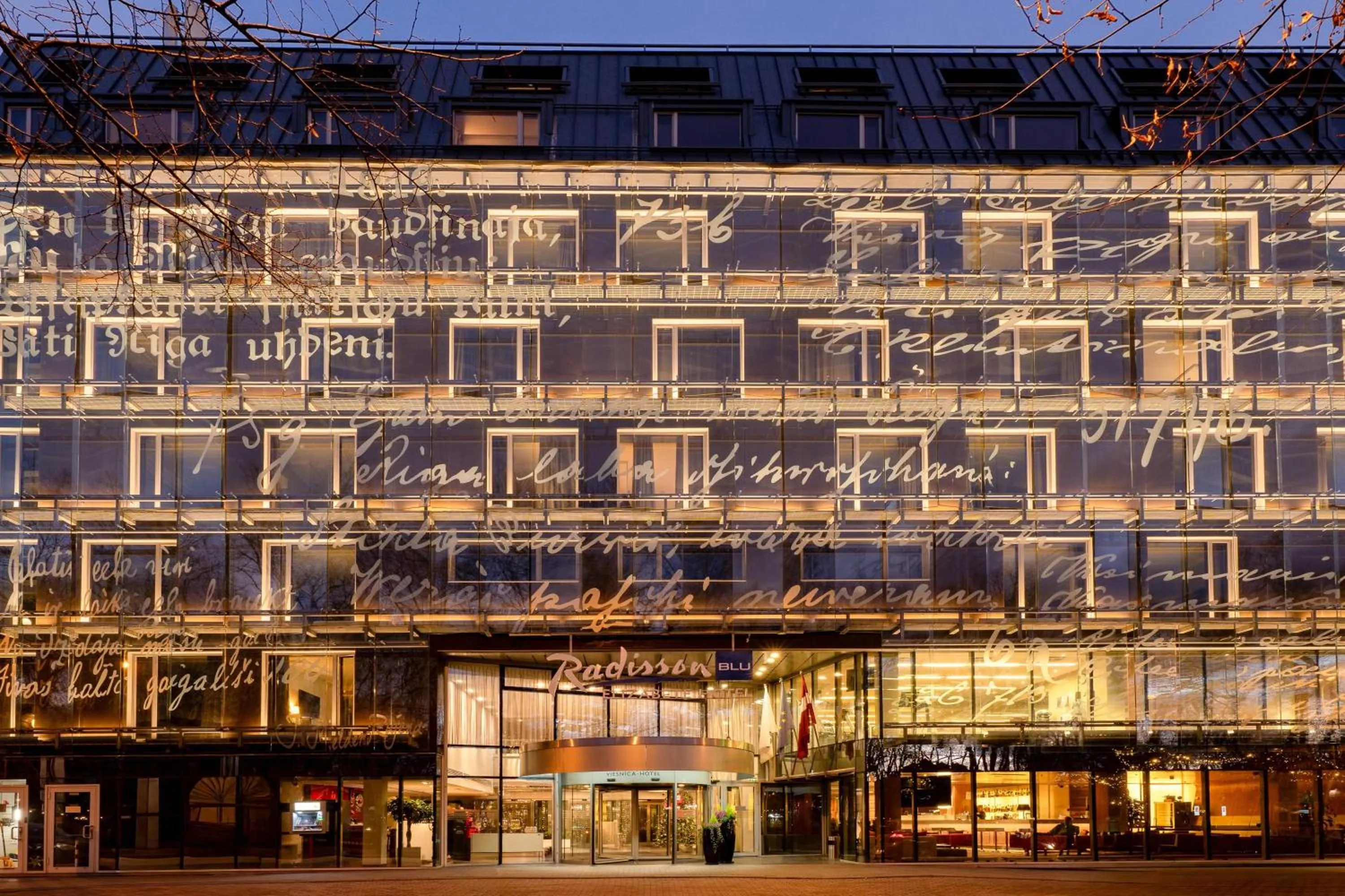 Property building in Radisson Blu Elizabete Hotel, Riga