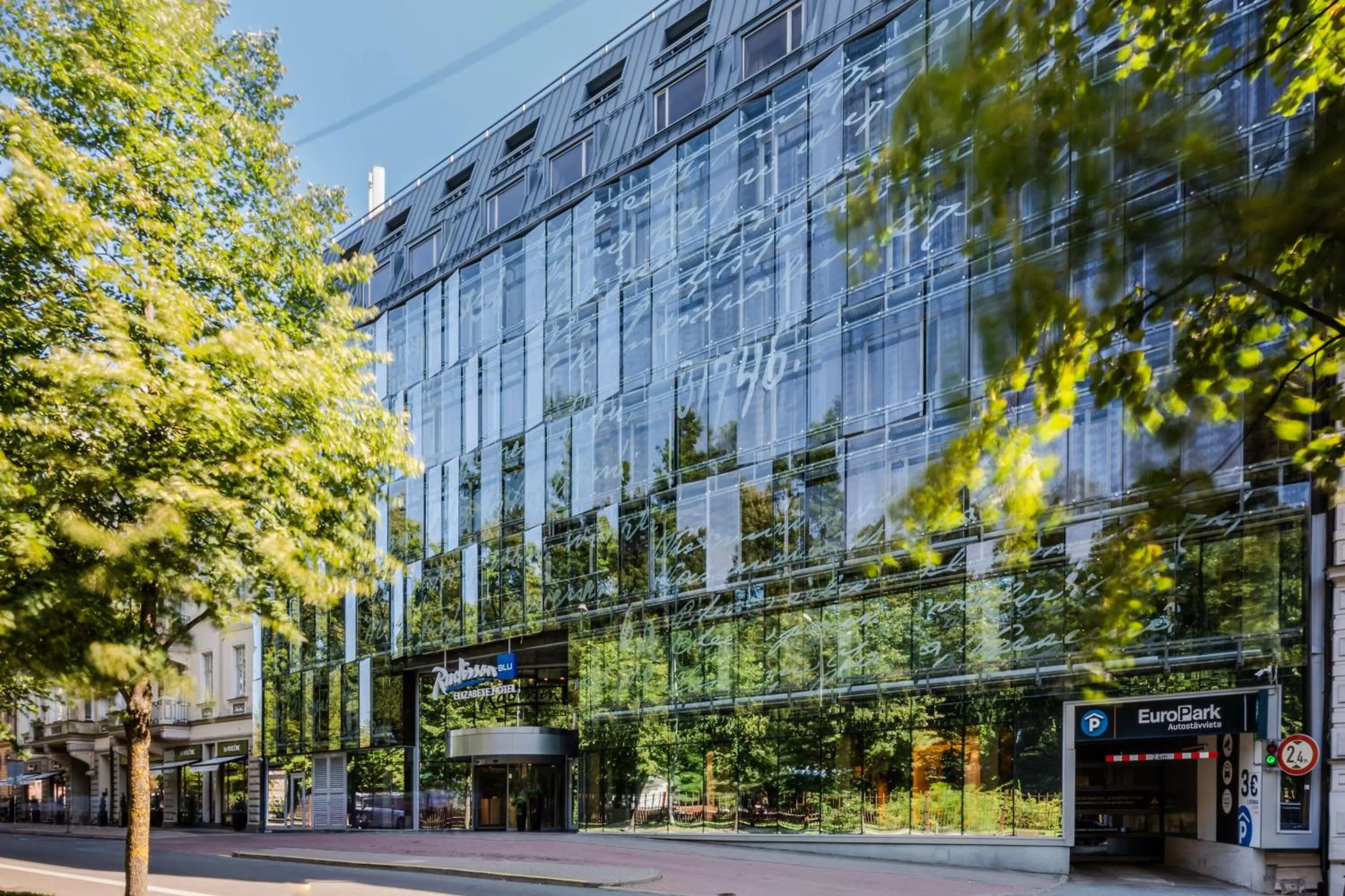 Property building in Radisson Blu Elizabete Hotel, Riga