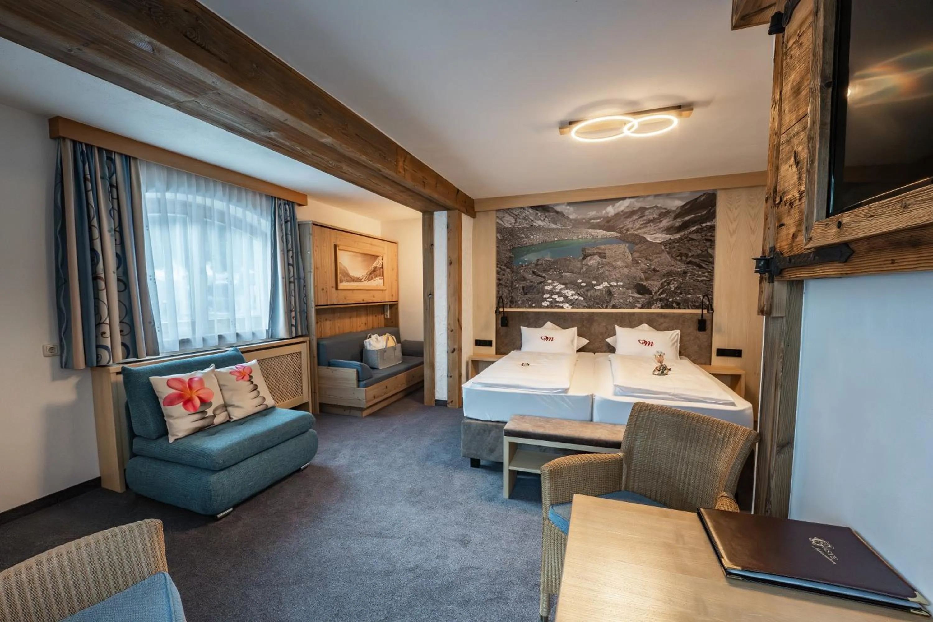 Bed in Hotel Eder Michaela