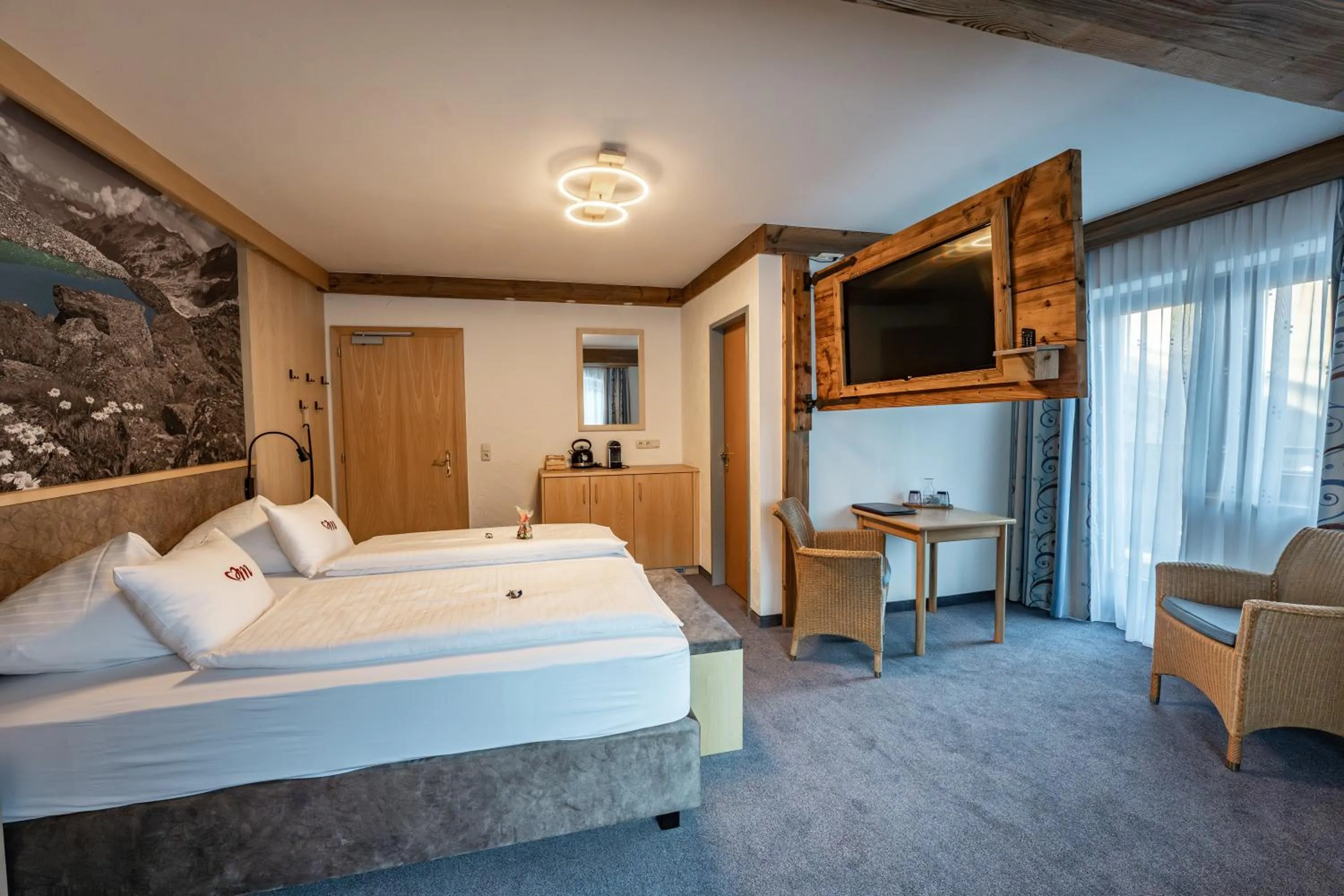 Bed in Hotel Eder Michaela