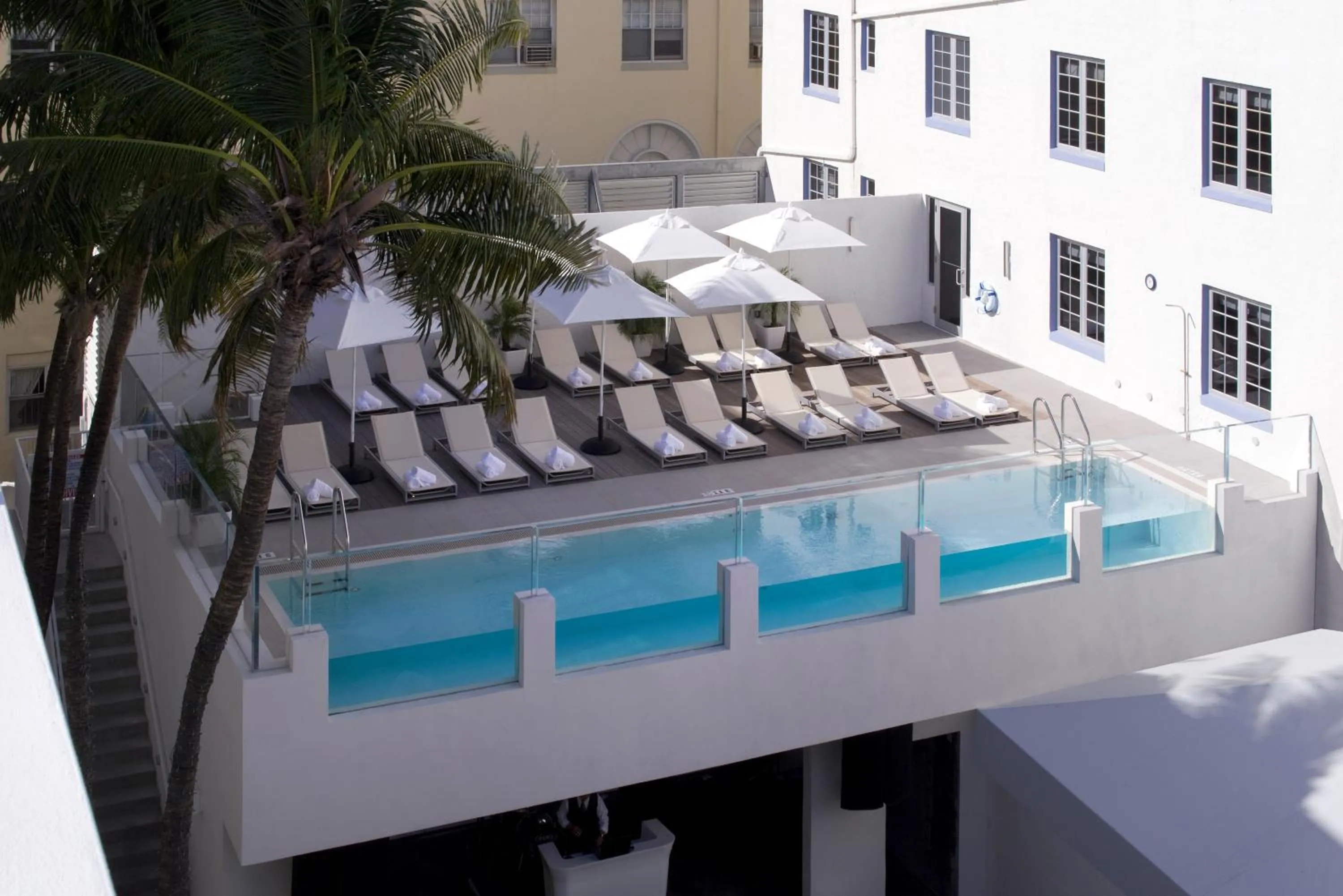 Swimming pool in Hotel Breakwater South Beach