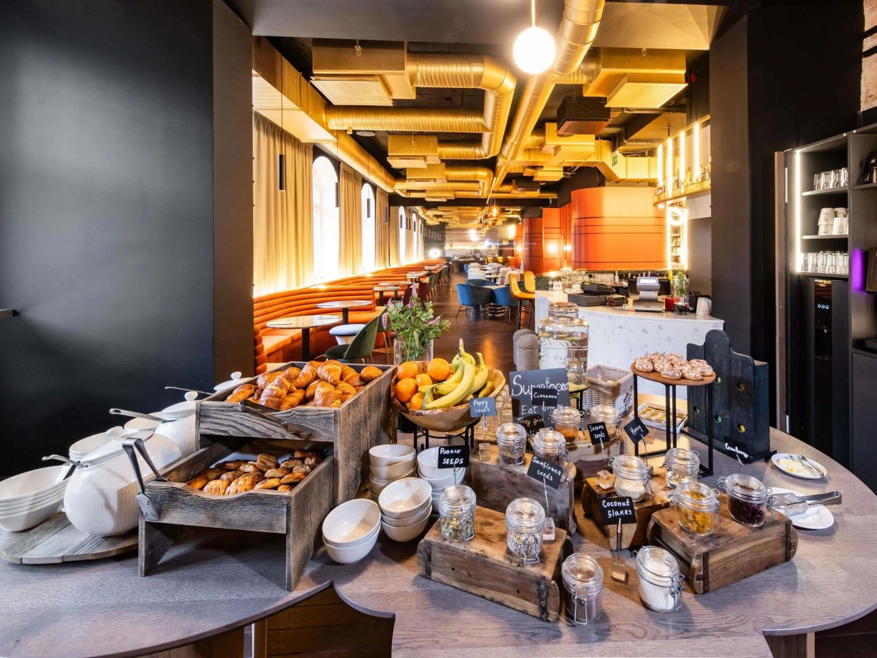 Breakfast in TRIBE Riga City Centre