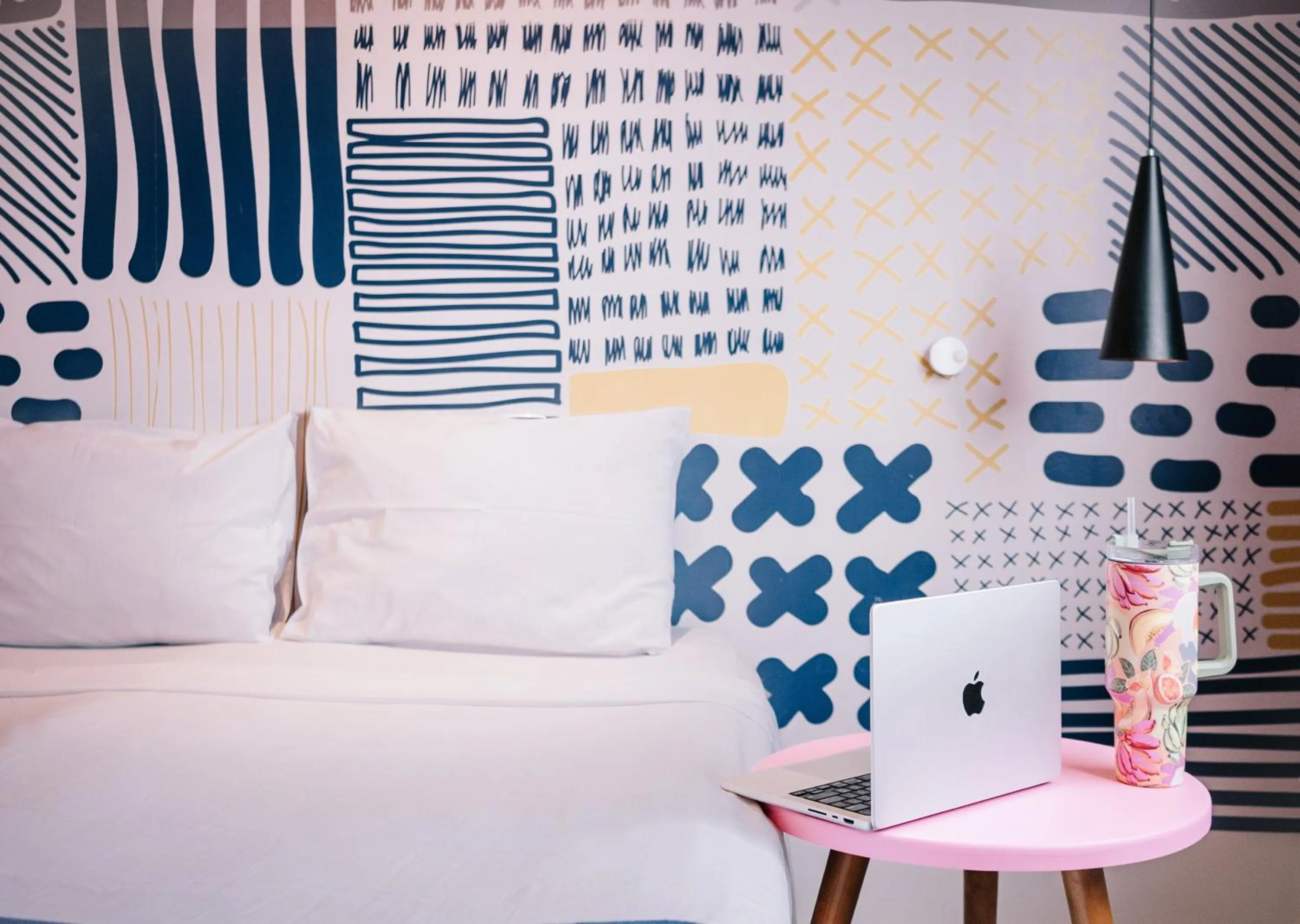 Decorative detail, Bed in B Hotel Salvador