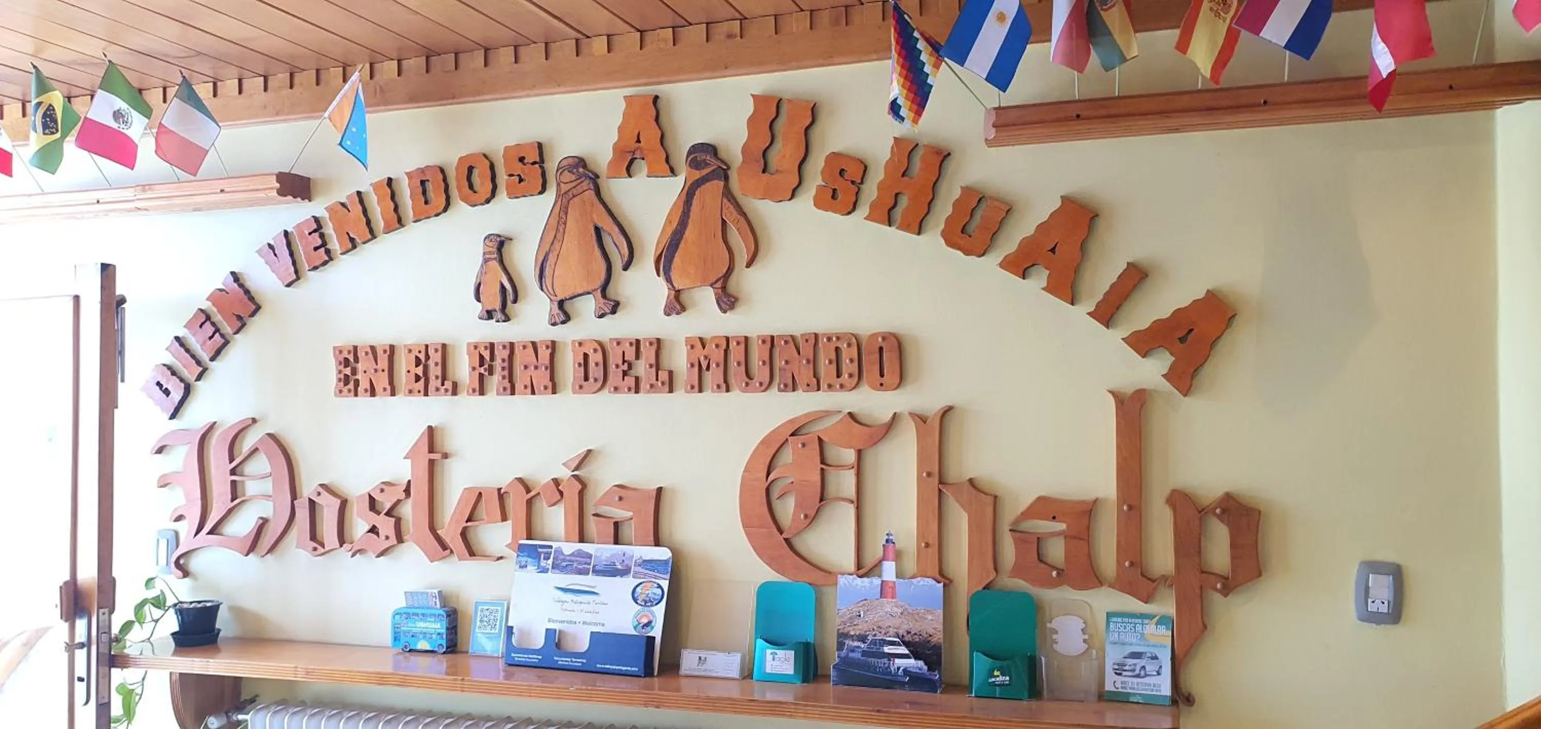 Lobby or reception in Hosteria Chalp