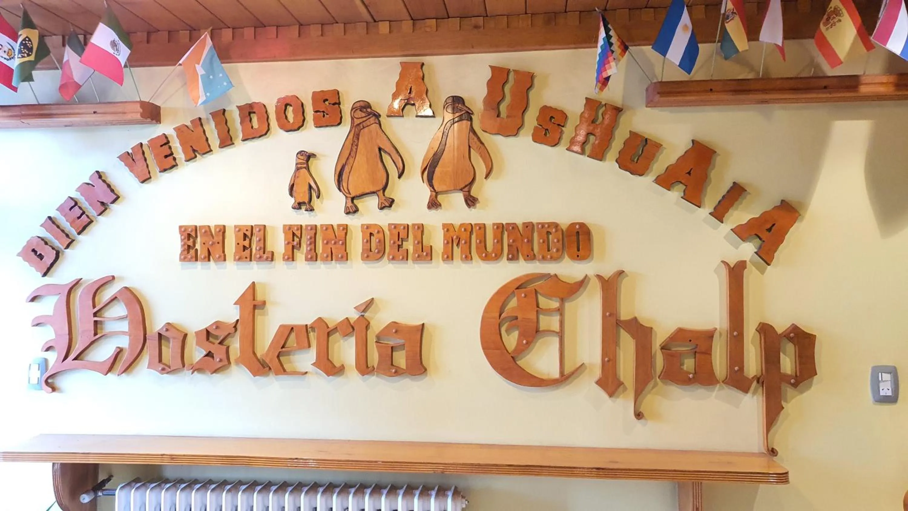 Lobby or reception in Hosteria Chalp