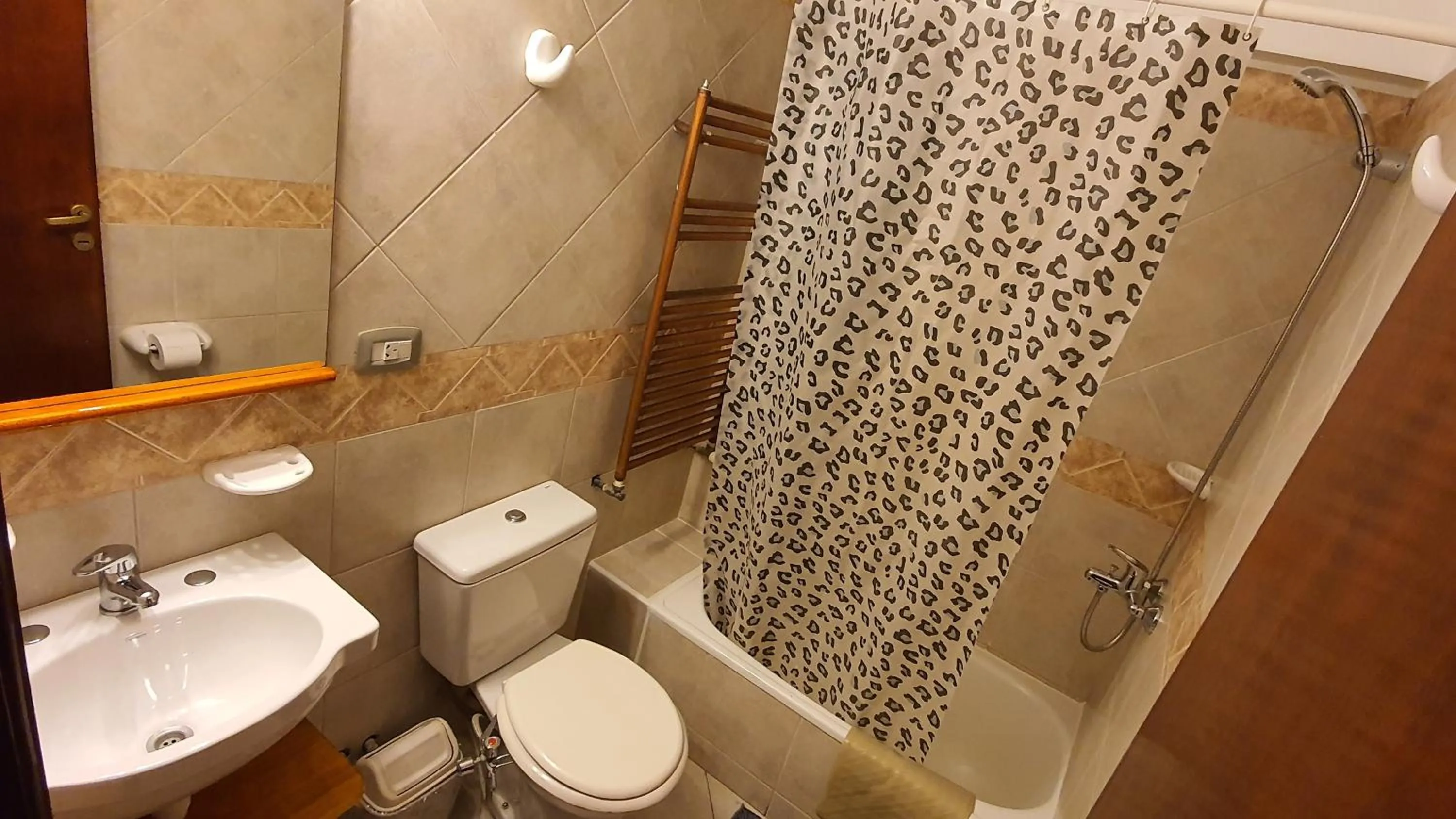 Bathroom in Hosteria Chalp