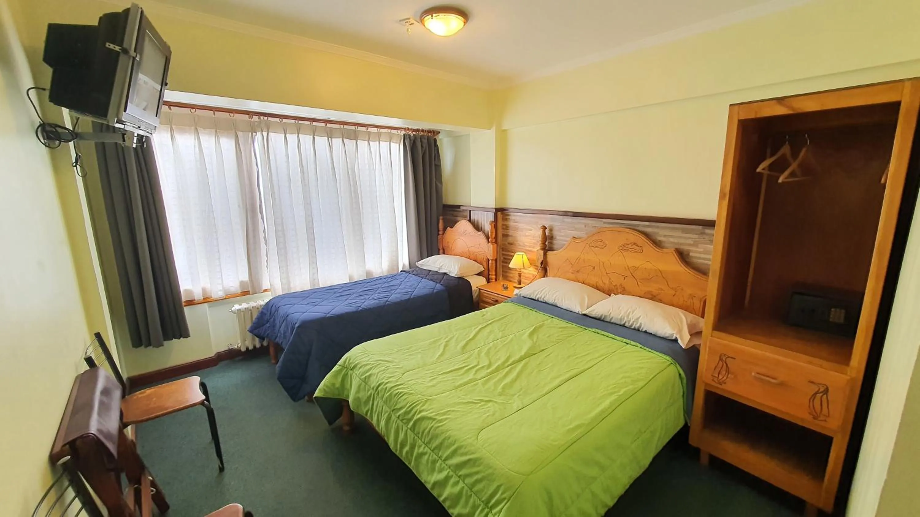 Bed in Hosteria Chalp