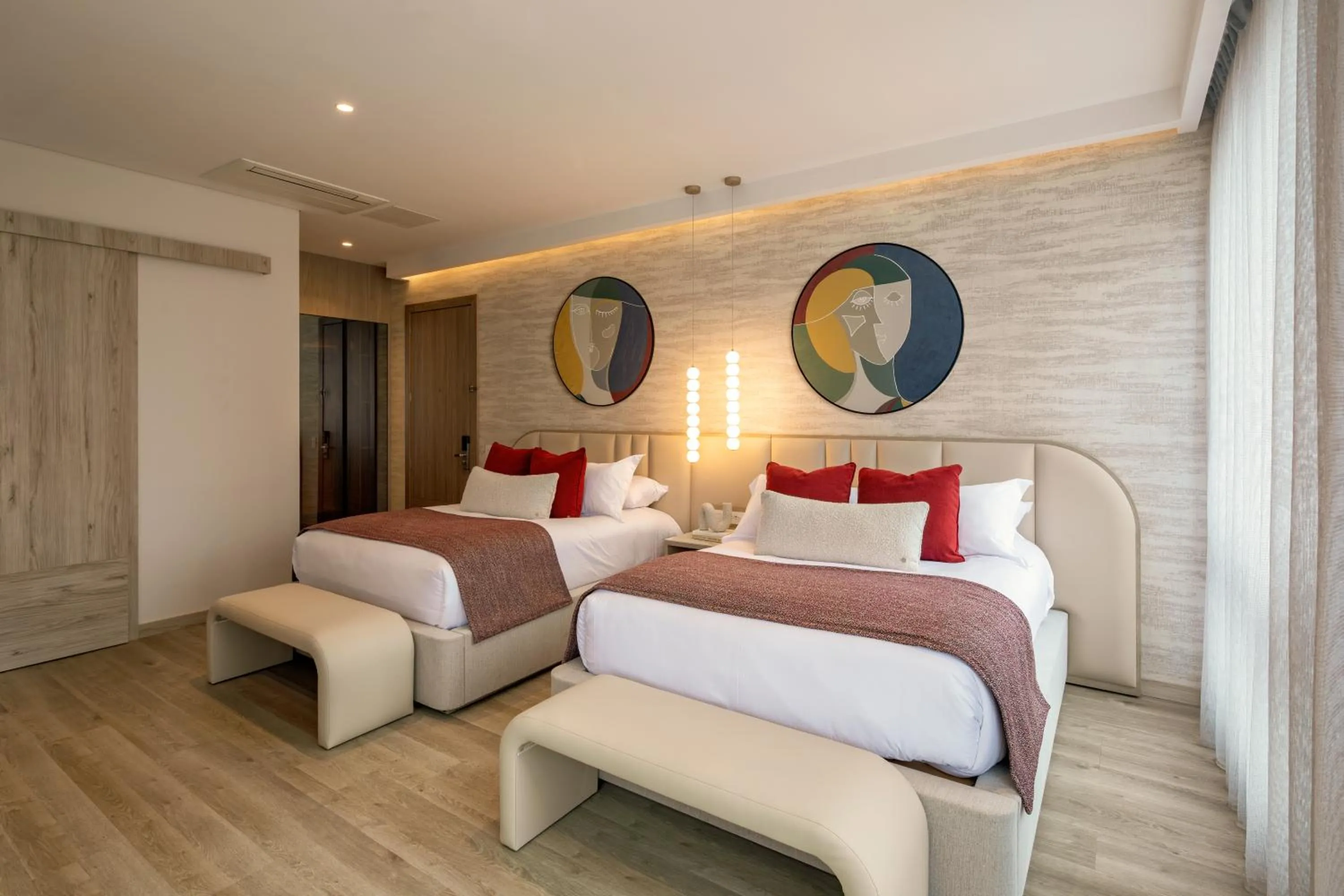 Bed in Le Parc Hotel, Beyond Stars