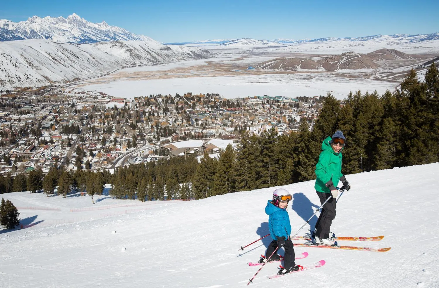 Skiing in Snow King Resort