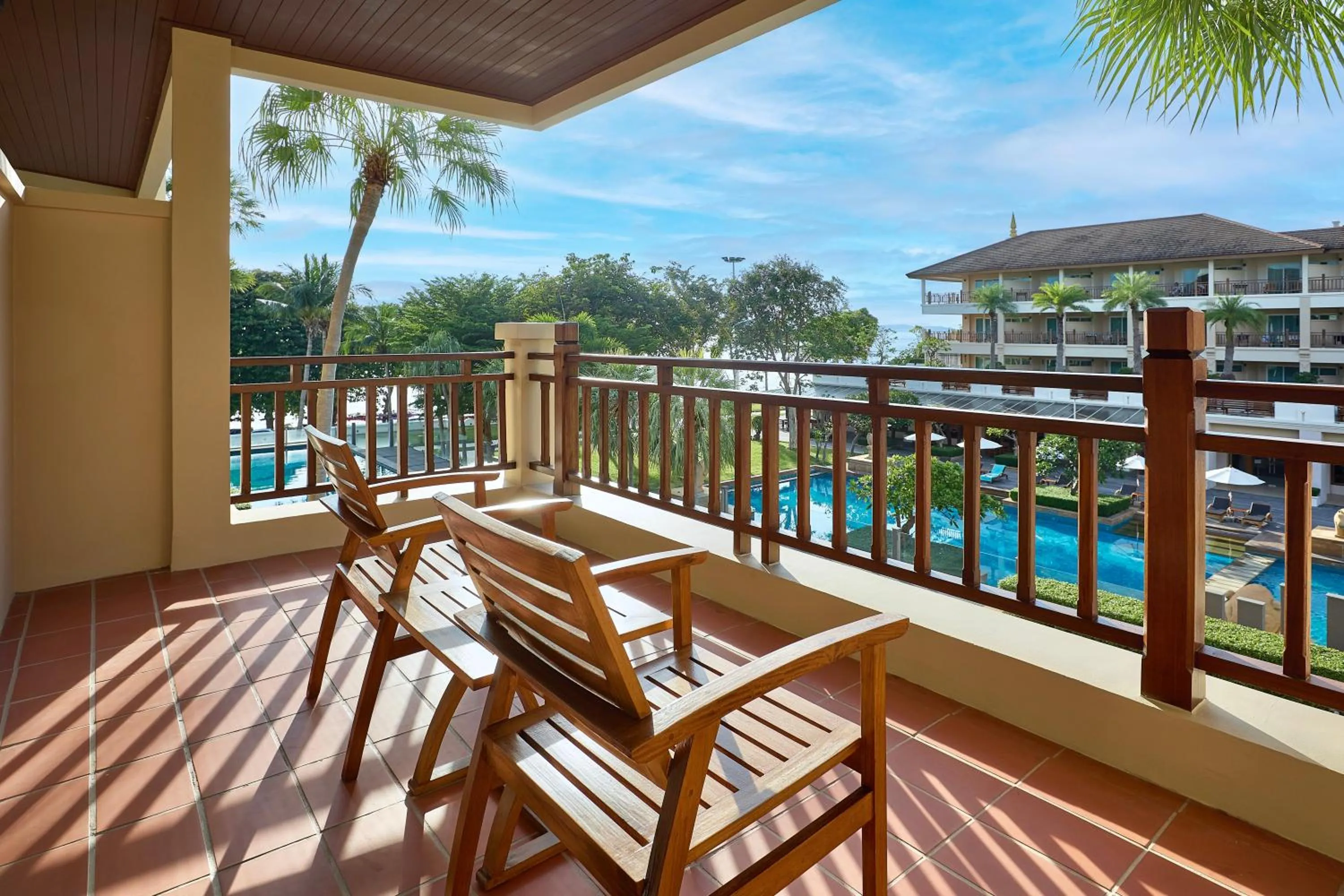 Pool view in The Heritage Pattaya Beachfront Resort