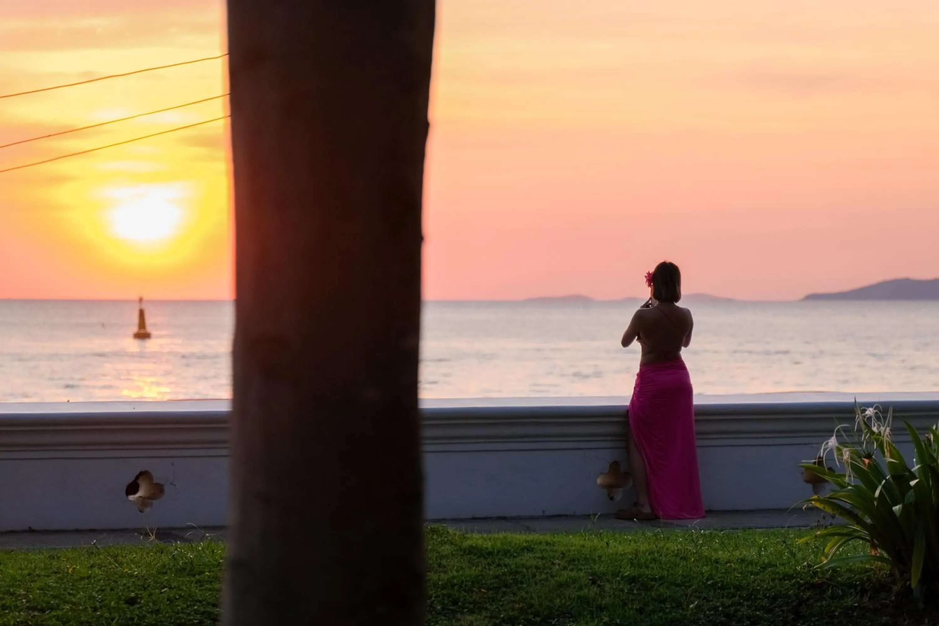 Sunset in The Heritage Pattaya Beachfront Resort