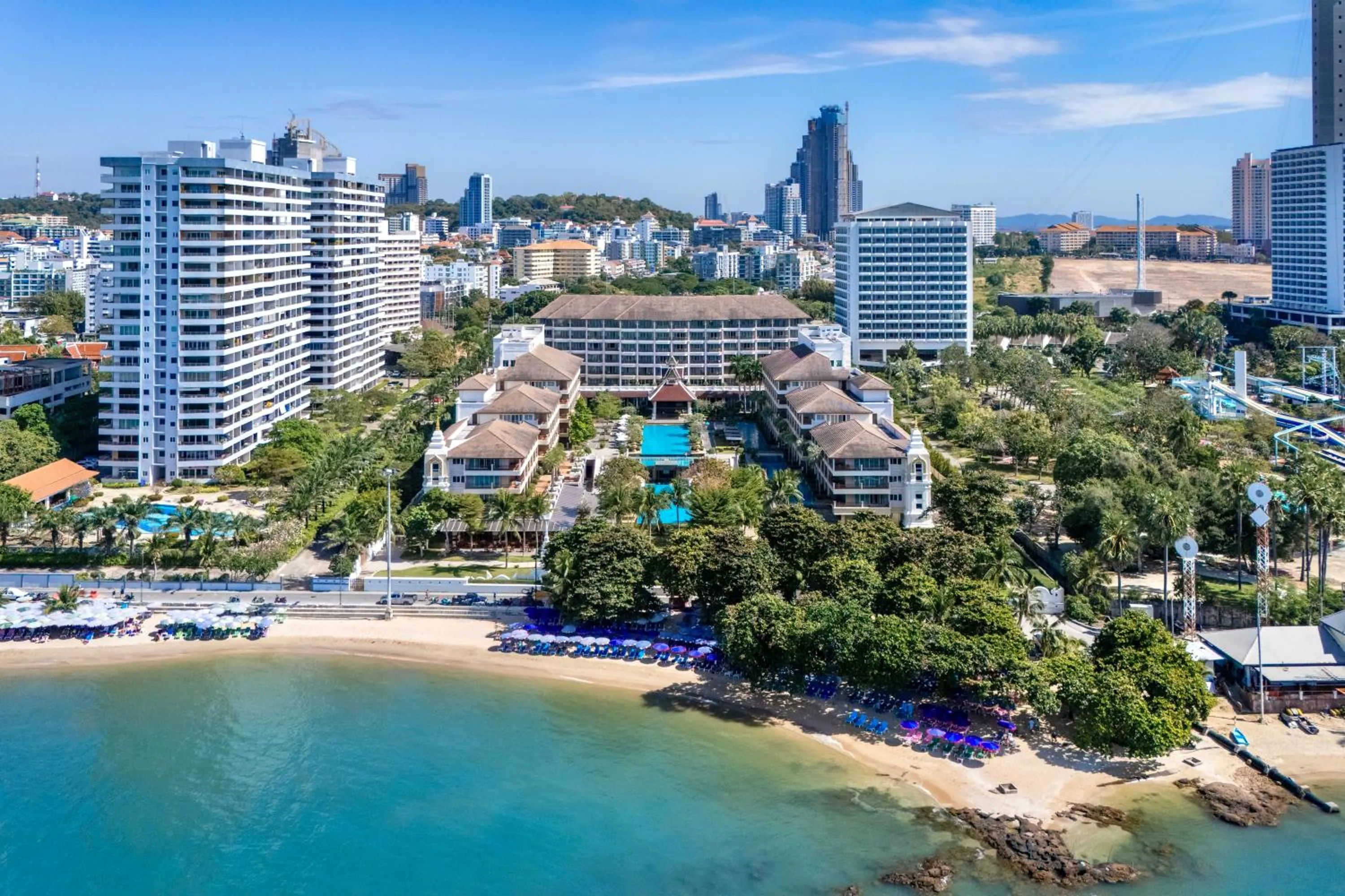 Bird's eye view in The Heritage Pattaya Beachfront Resort