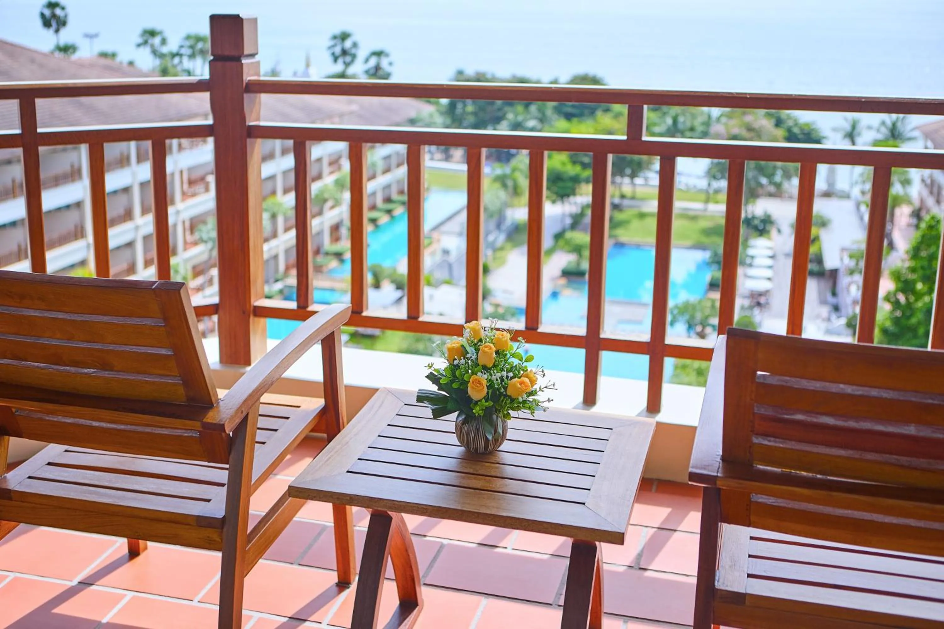 Balcony/Terrace in The Heritage Pattaya Beachfront Resort