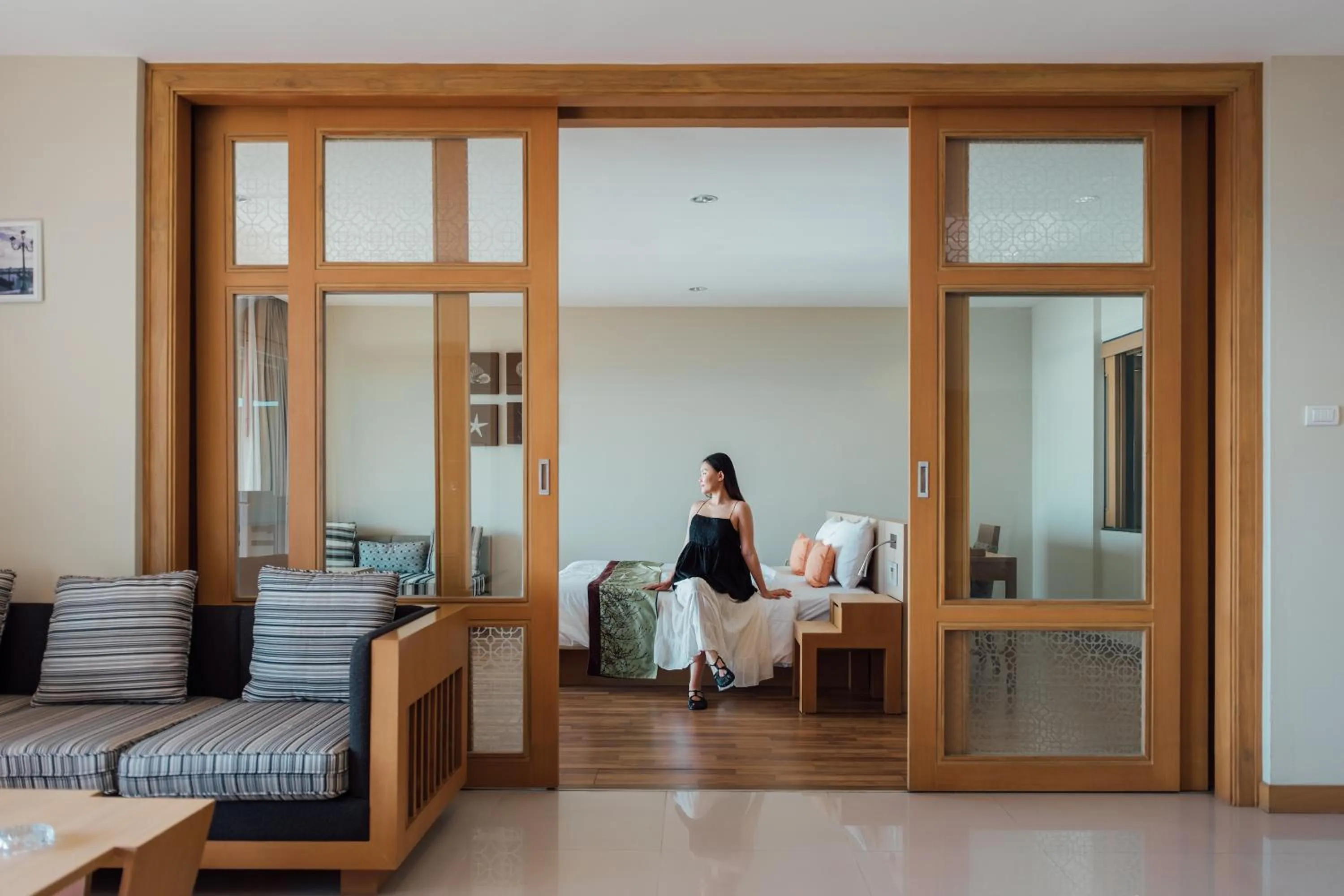 Seating area in The Heritage Pattaya Beachfront Resort