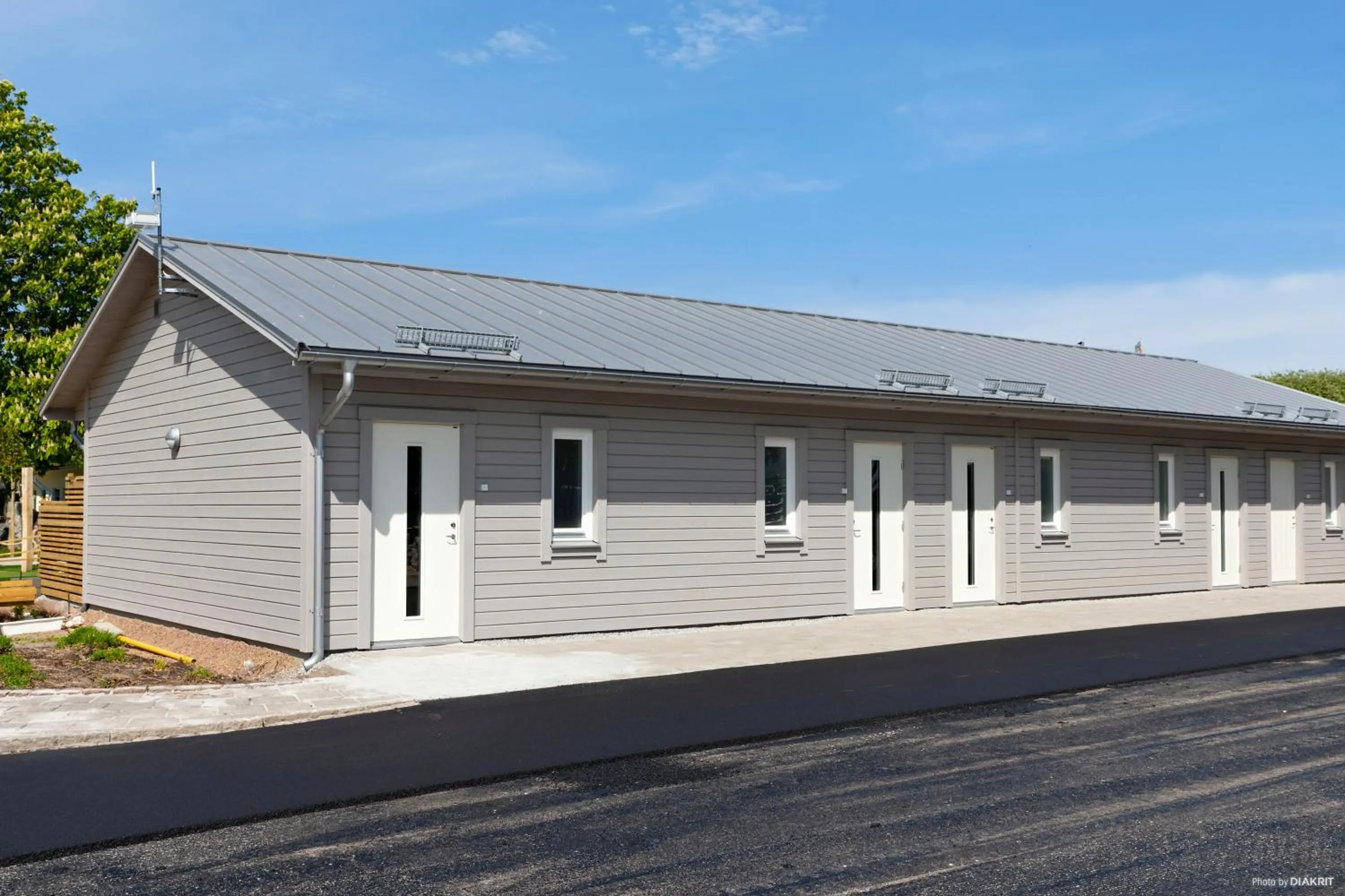 Facade/entrance in First Camp Sibbarp-Malmö