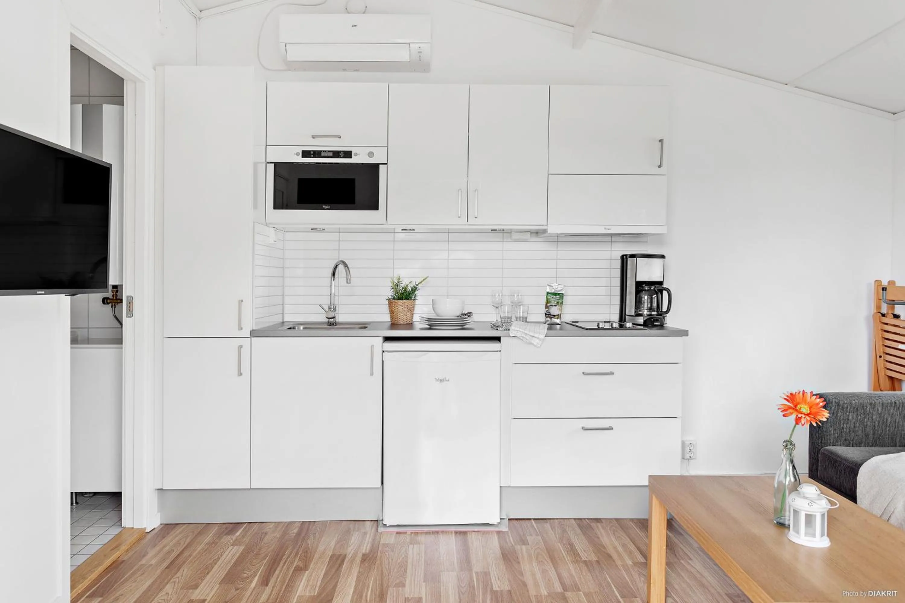 Kitchen or kitchenette in First Camp Sibbarp-Malmö
