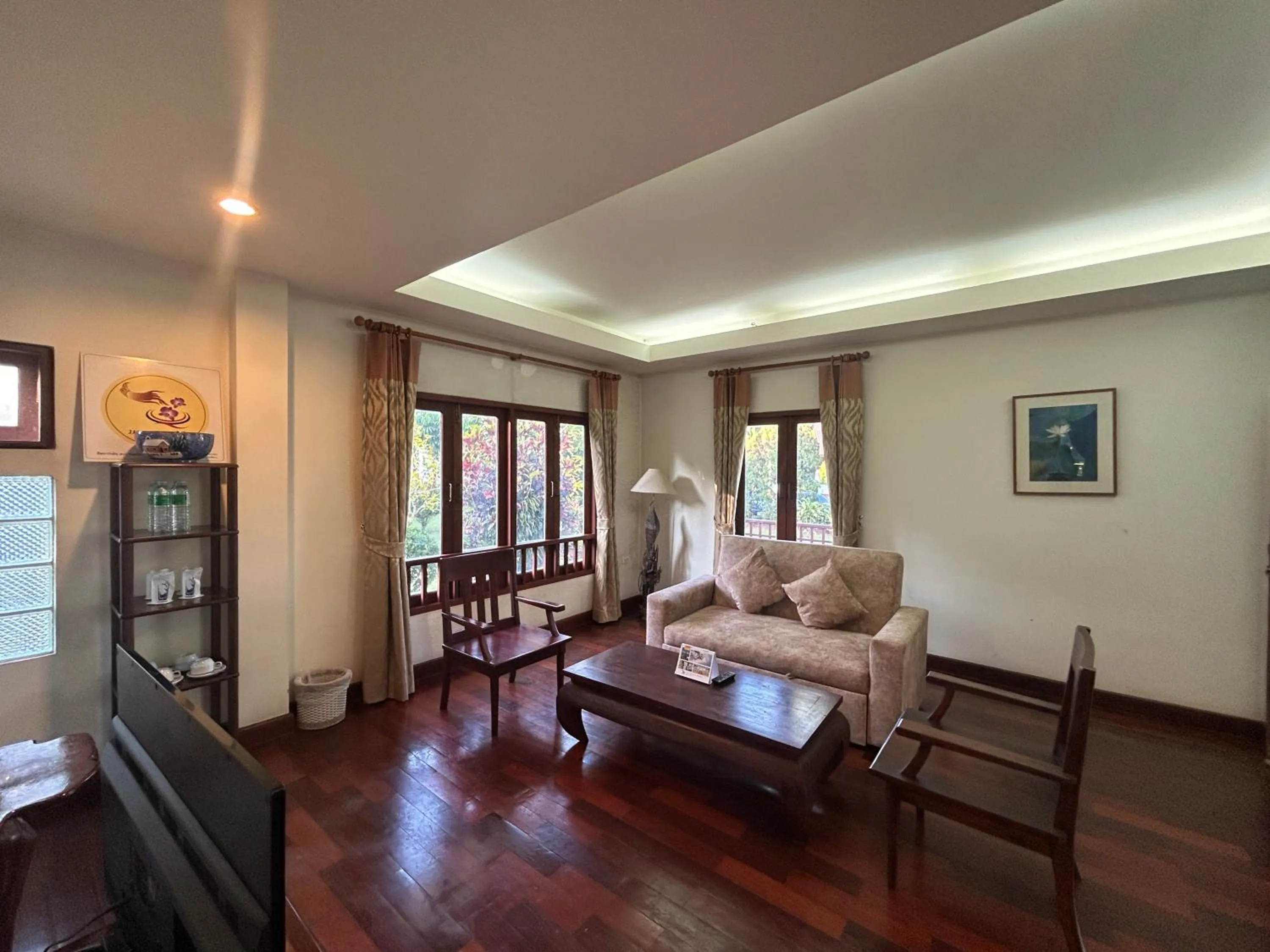 Living room in Teak Garden Resort, Chiang Rai