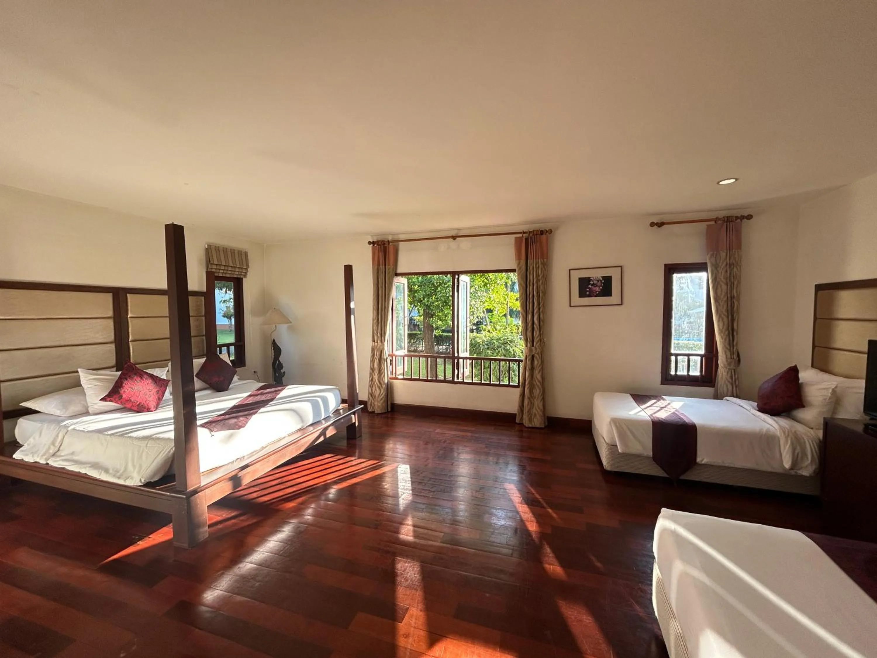 Bedroom, Bed in Teak Garden Resort, Chiang Rai