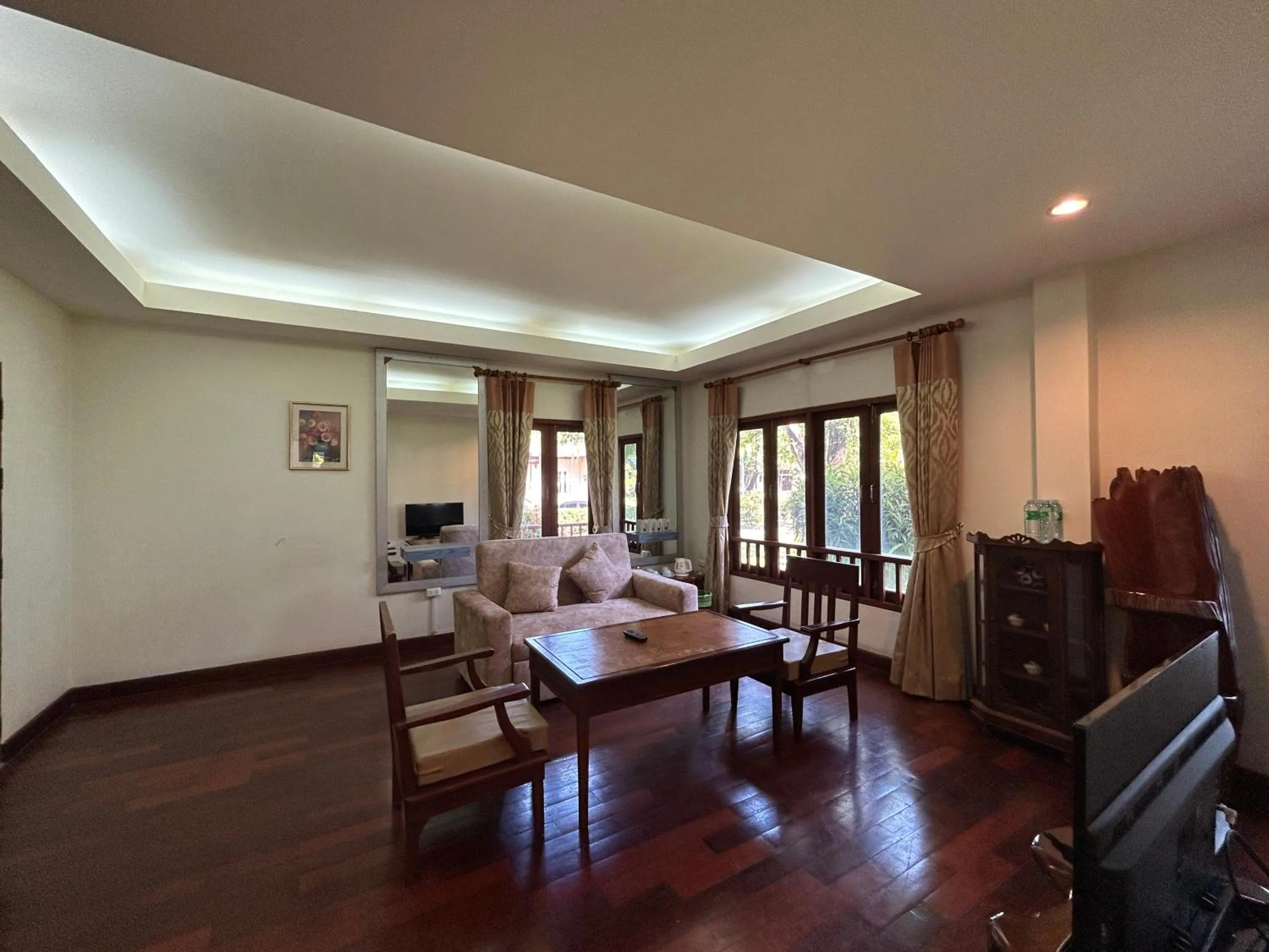 Living room in Teak Garden Resort, Chiang Rai