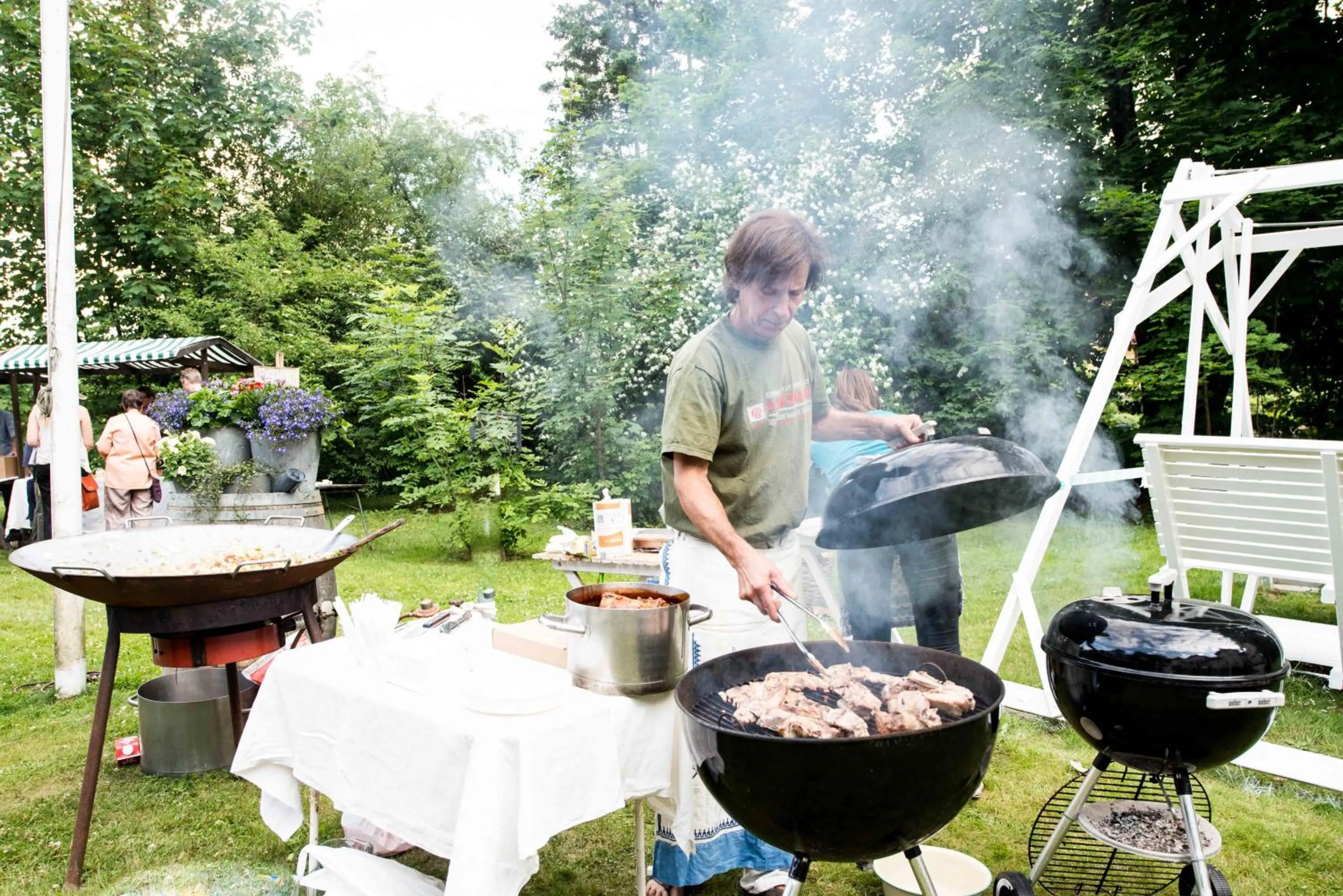 BBQ facilities in STF Villa Söderåsen B&B