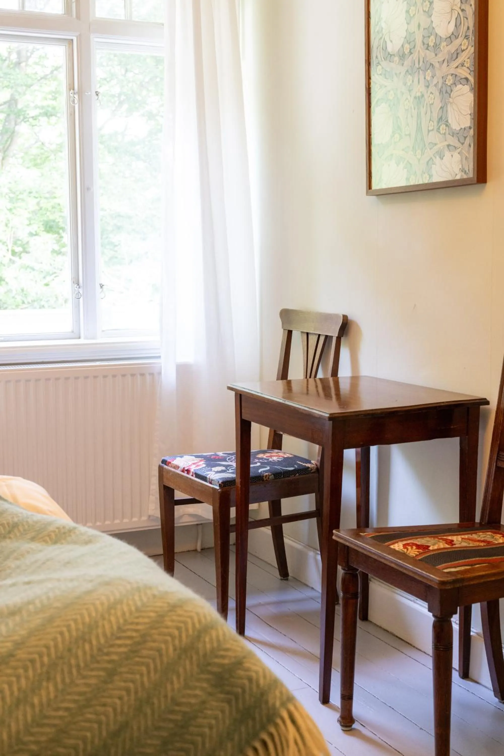 Seating area in STF Villa Söderåsen B&B