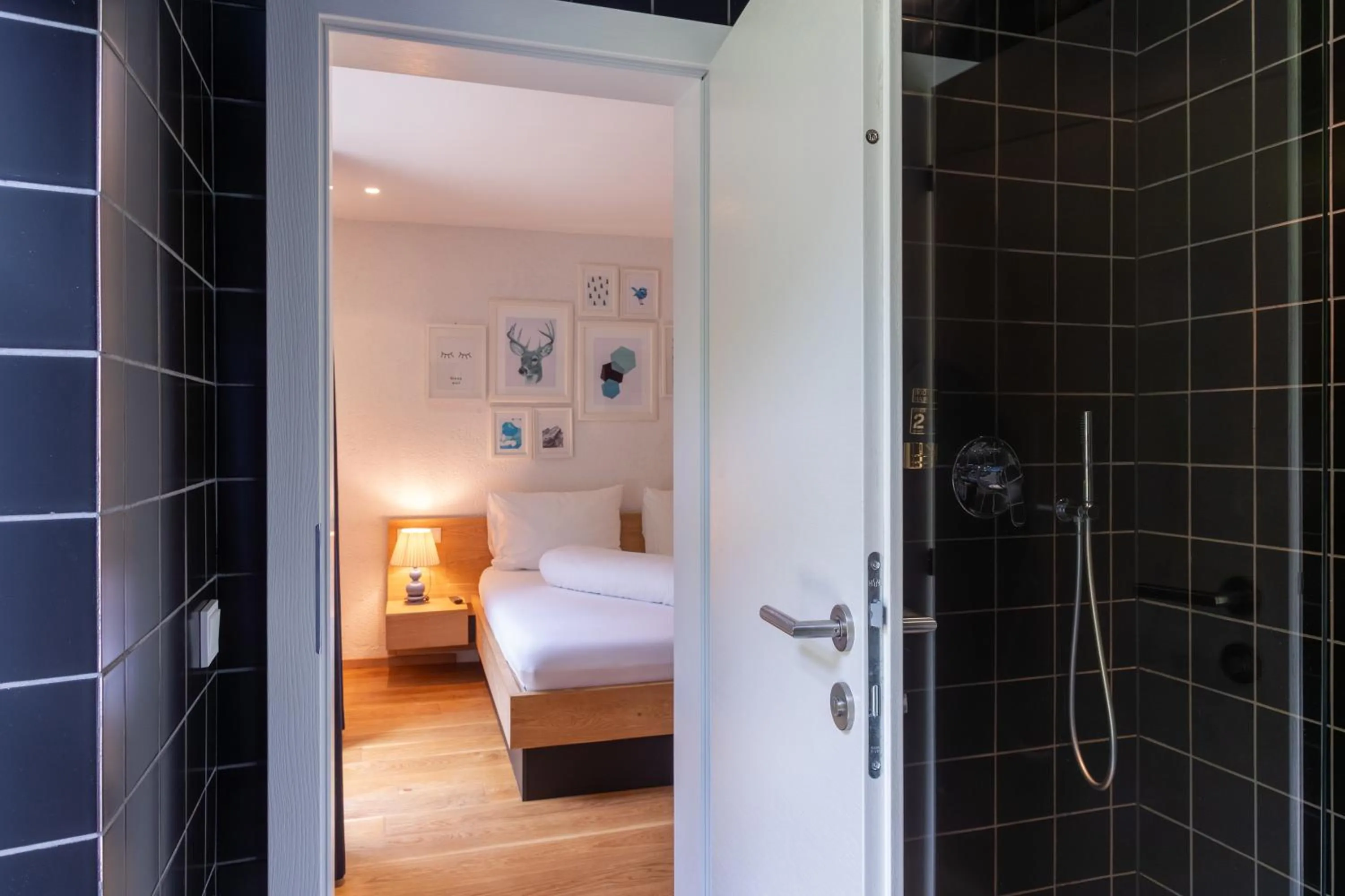 Bed in Hotel Sachsenklemme