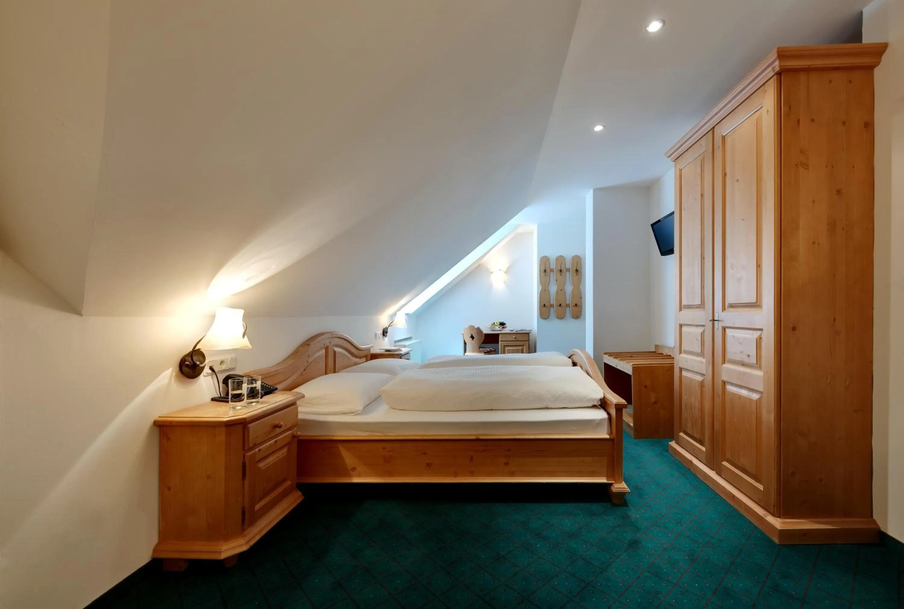 Bed in Hotel Sachsenklemme