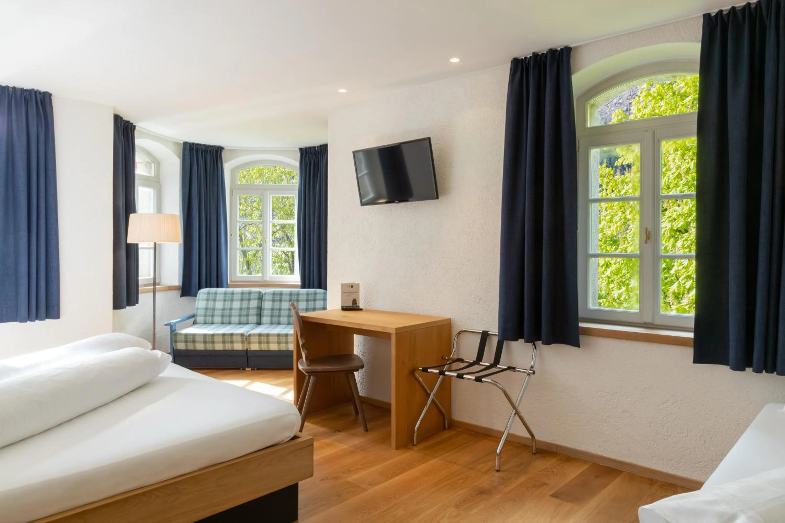 Bed in Hotel Sachsenklemme