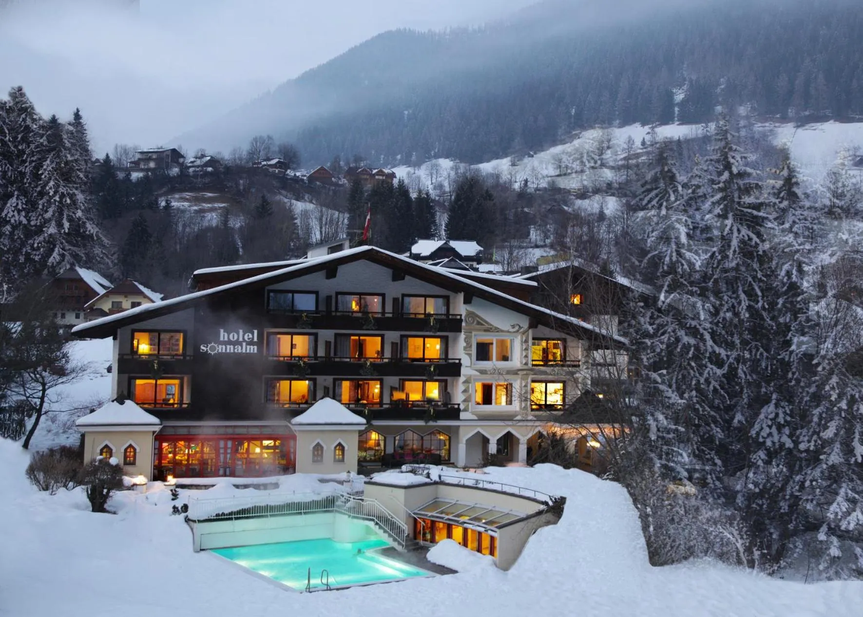 Property building in Hotel Sonnalm - SPA,Idyll,Dining