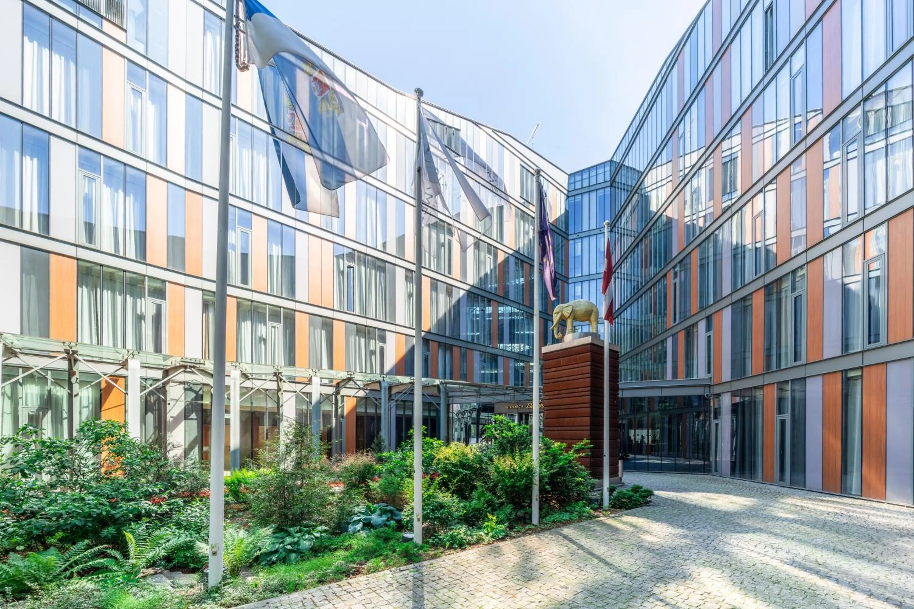 Facade/entrance in Rixwell Elefant Hotel