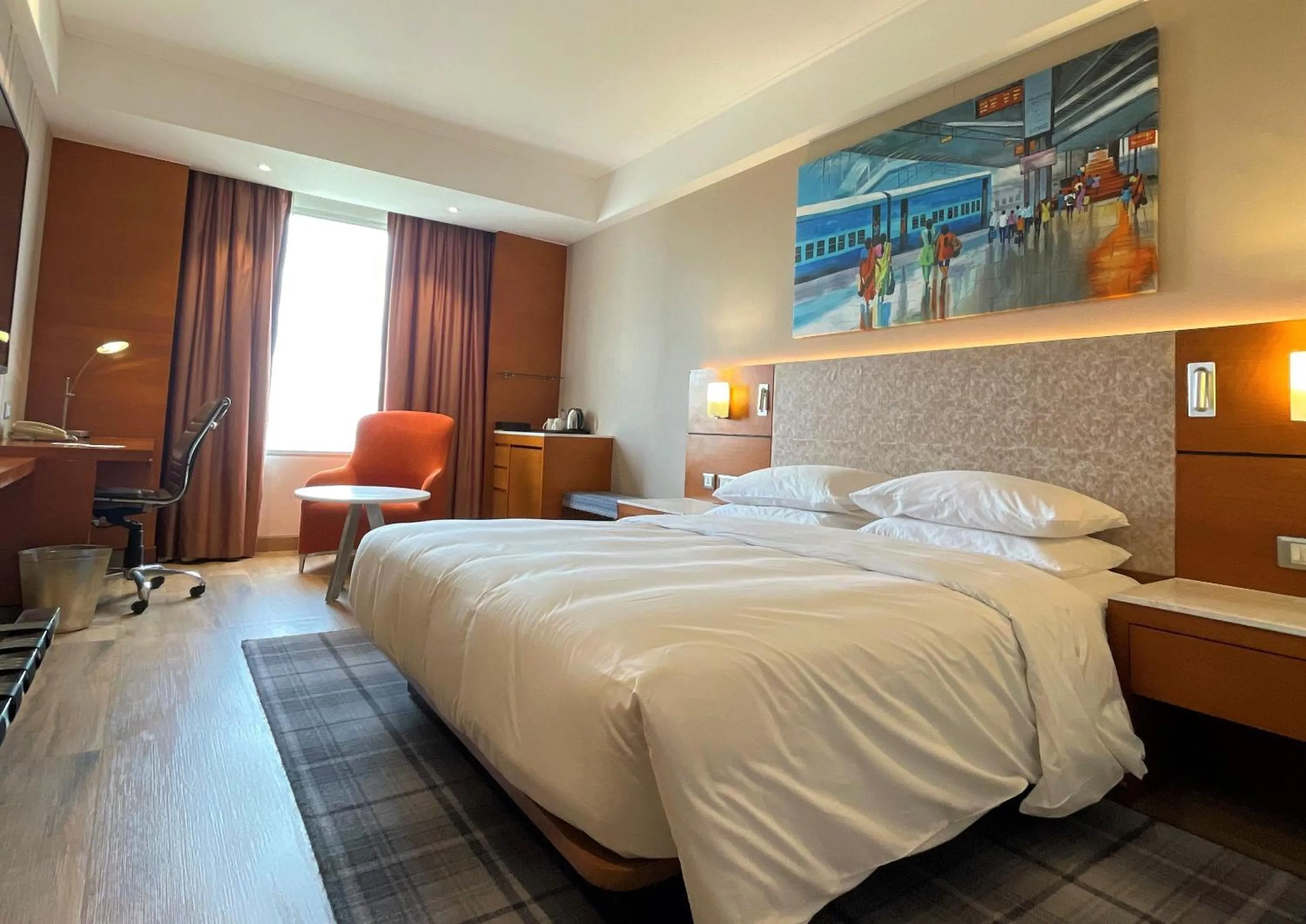 Photo of the whole room, Bed in Hyatt Centric Janakpuri New Delhi