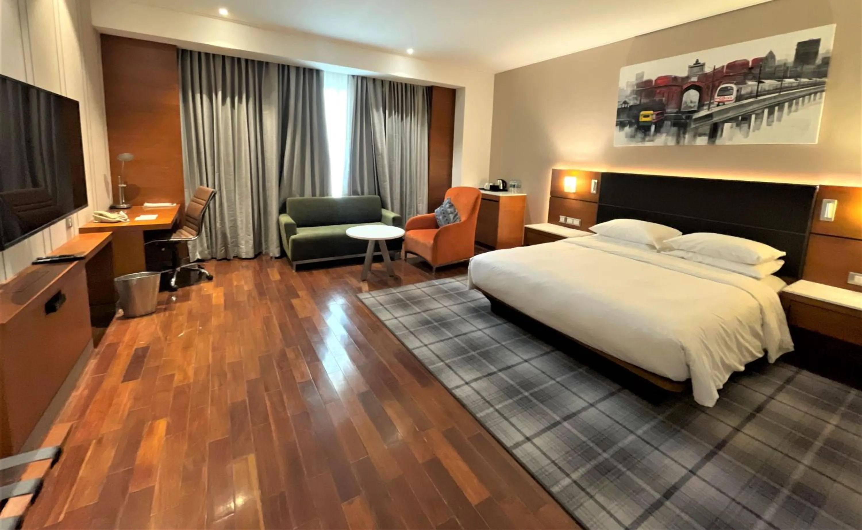 Photo of the whole room, Bed in Hyatt Centric Janakpuri New Delhi