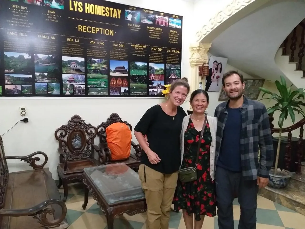 group of guests in Lys Homestay