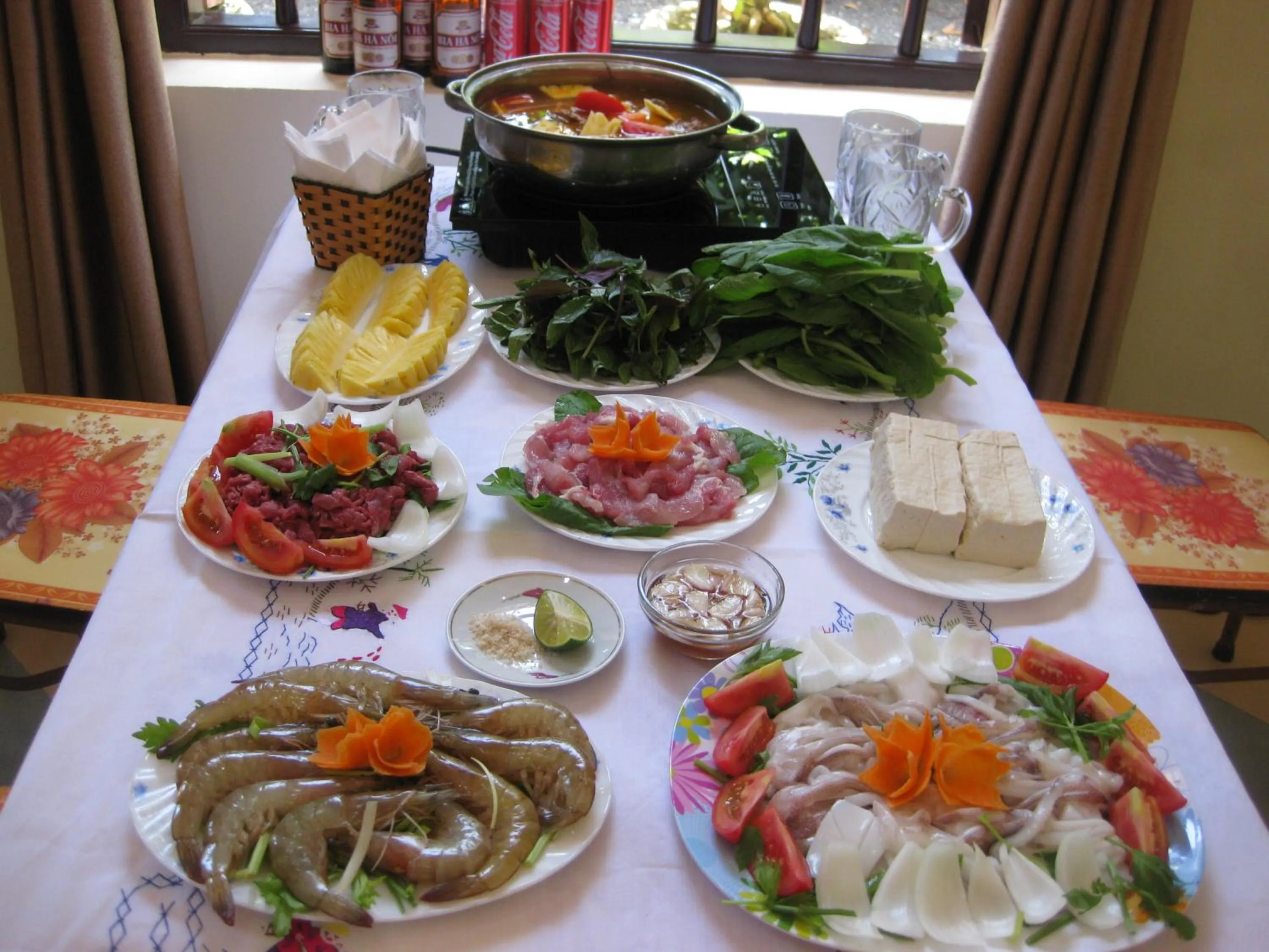 Lunch in Lys Homestay