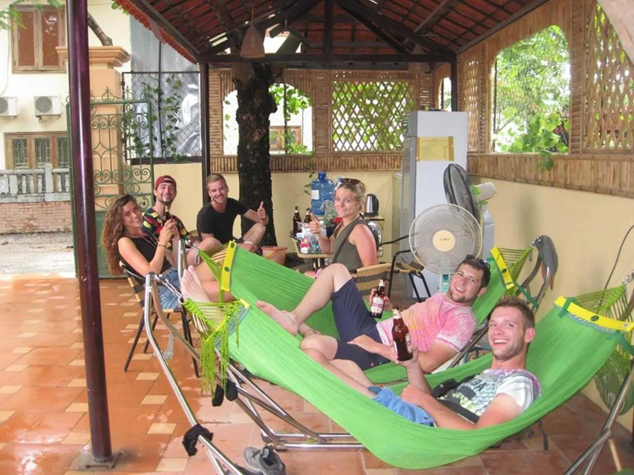 group of guests in Lys Homestay