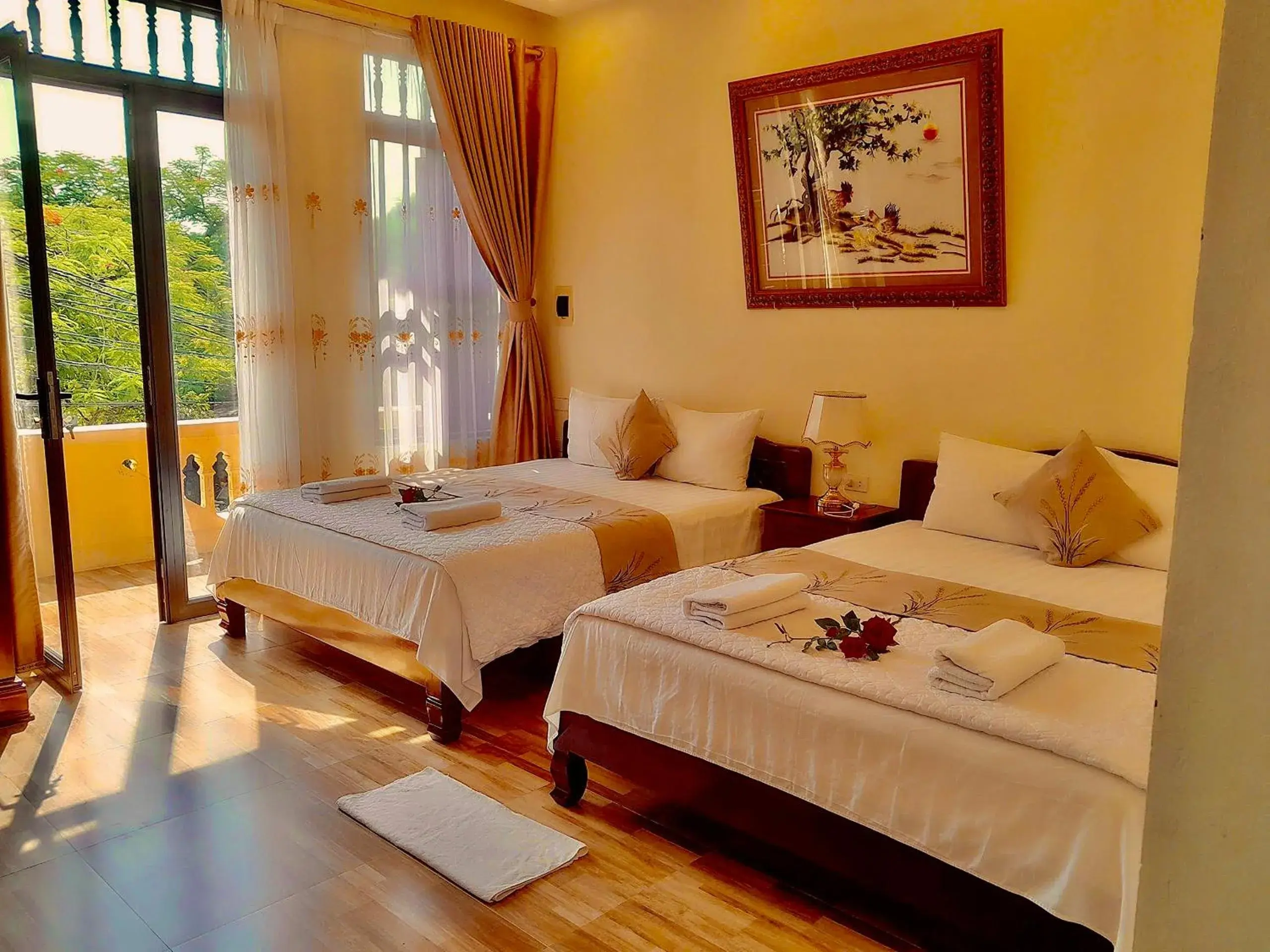 Deluxe Twin Room in Lys Homestay Deluxe Twin Room in Lys Homestay